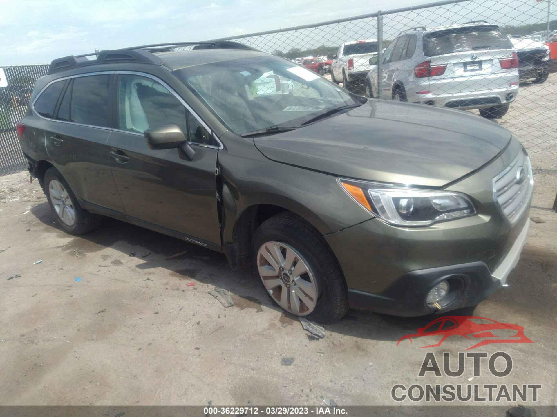 SUBARU OUTBACK 2015 - 4S4BSBDCXF3348992