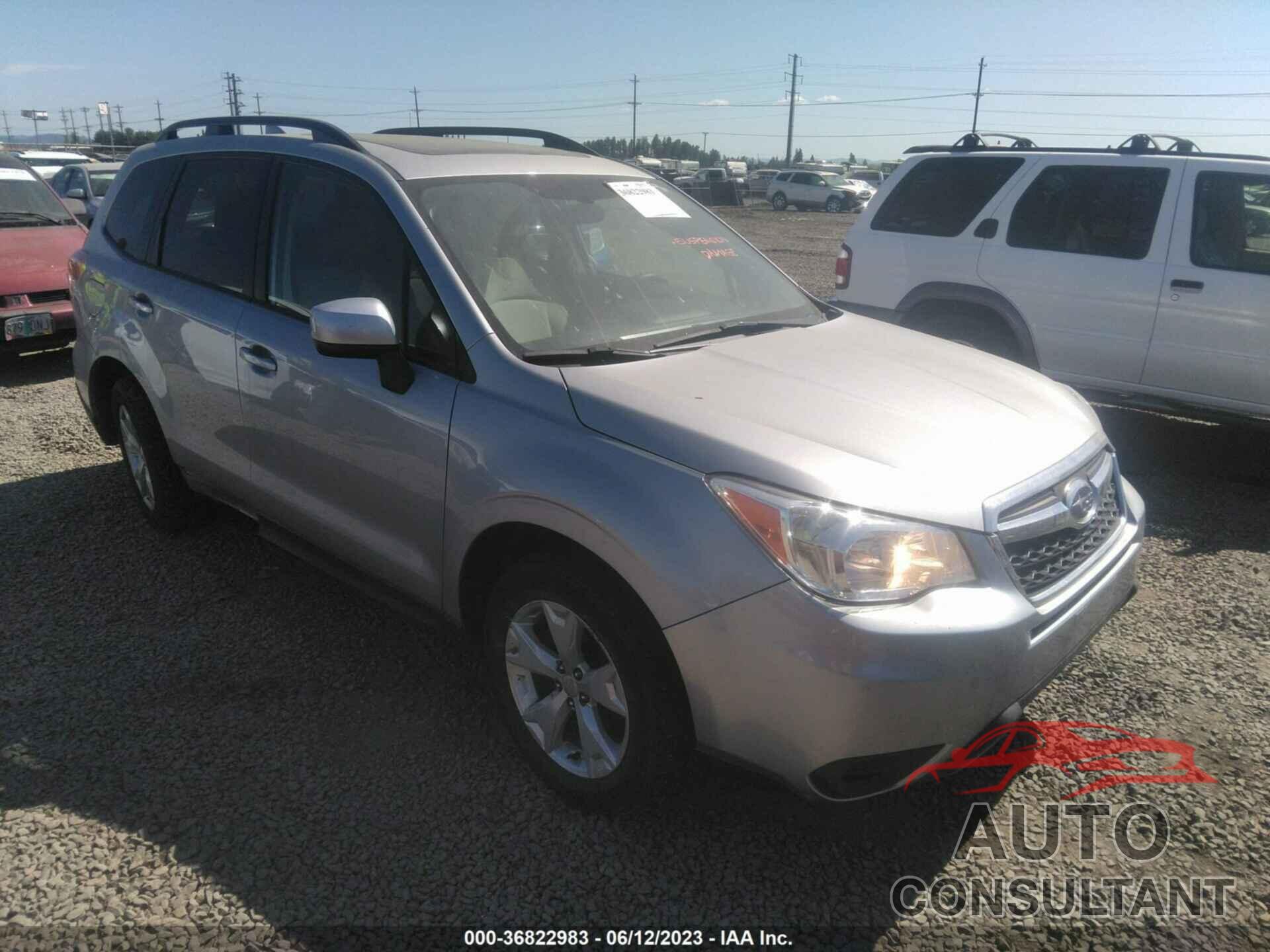 SUBARU FORESTER 2016 - JF2SJADC0GH492462