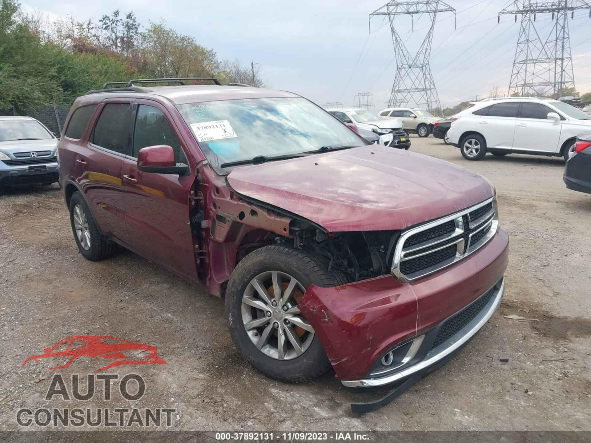 DODGE DURANGO 2017 - 1C4RDJAG9HC814638
