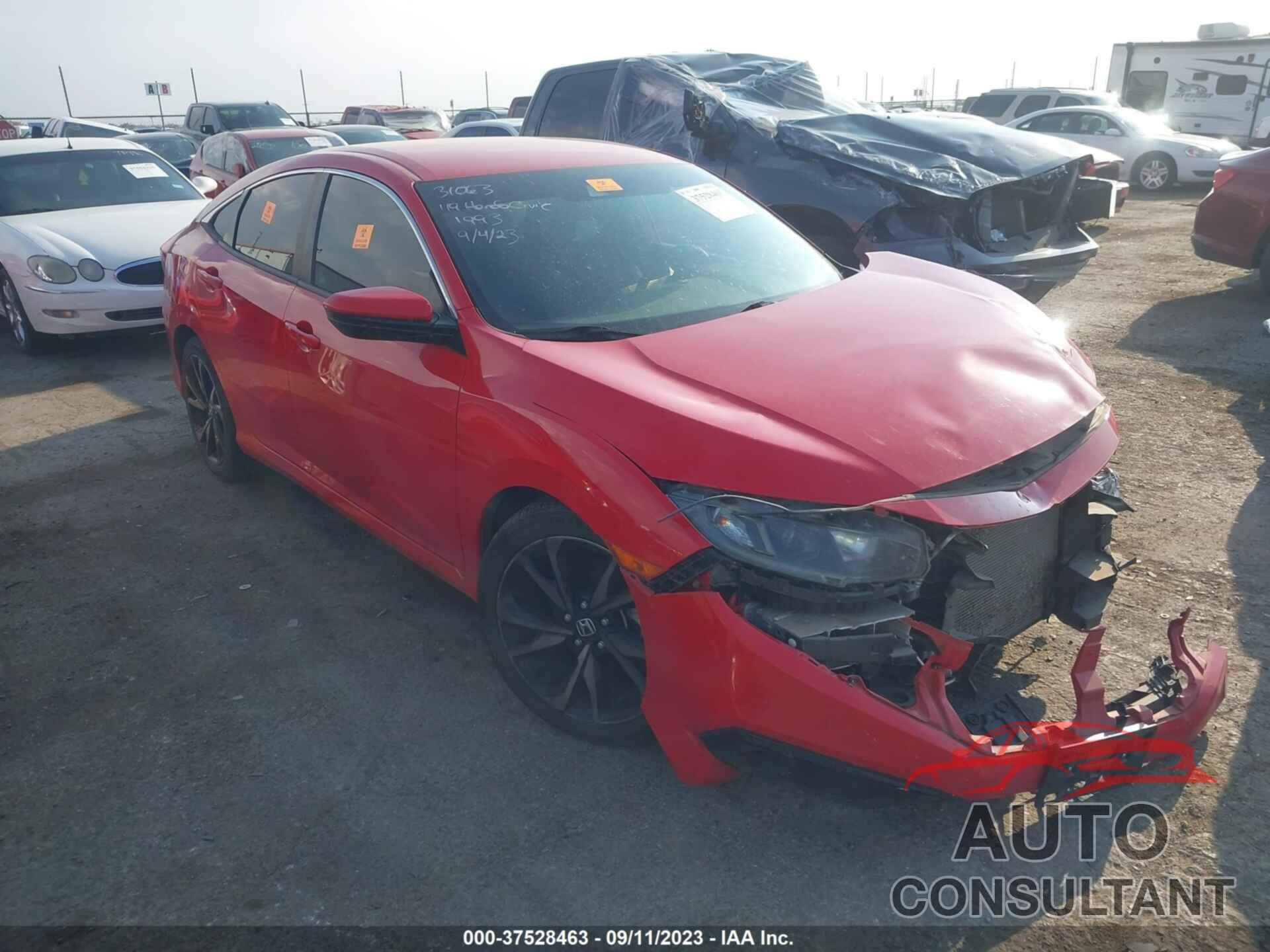 HONDA CIVIC 2019 - 2HGFC2F88KH561993