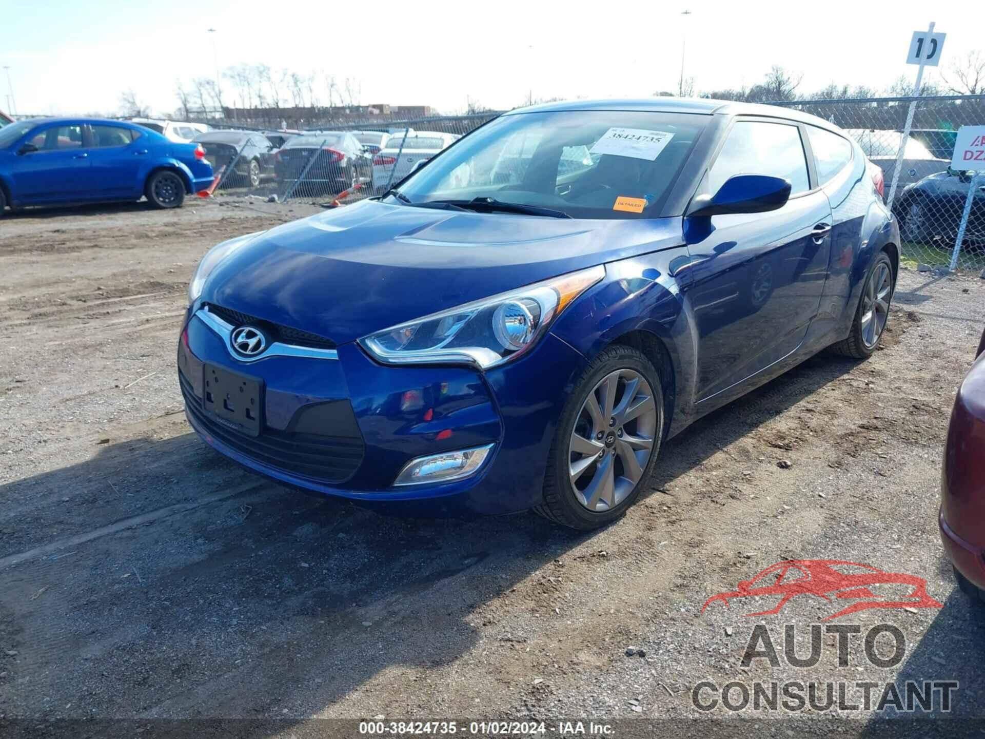 HYUNDAI VELOSTER 2017 - KMHTC6AD2HU310286