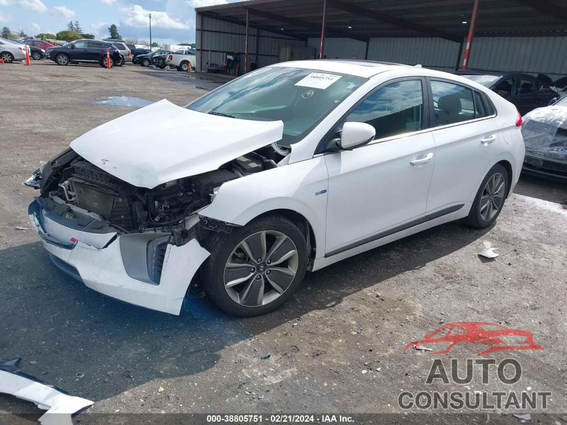 HYUNDAI IONIQ HYBRID 2018 - KMHC85LC6JU089605