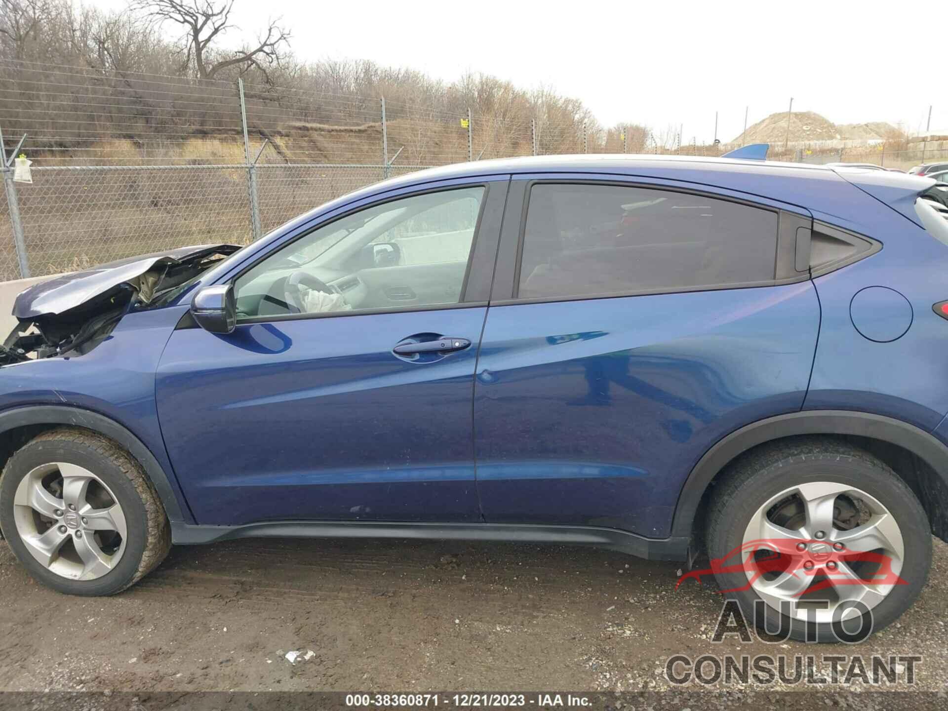 HONDA HR-V 2016 - 3CZRU6H53GM715208