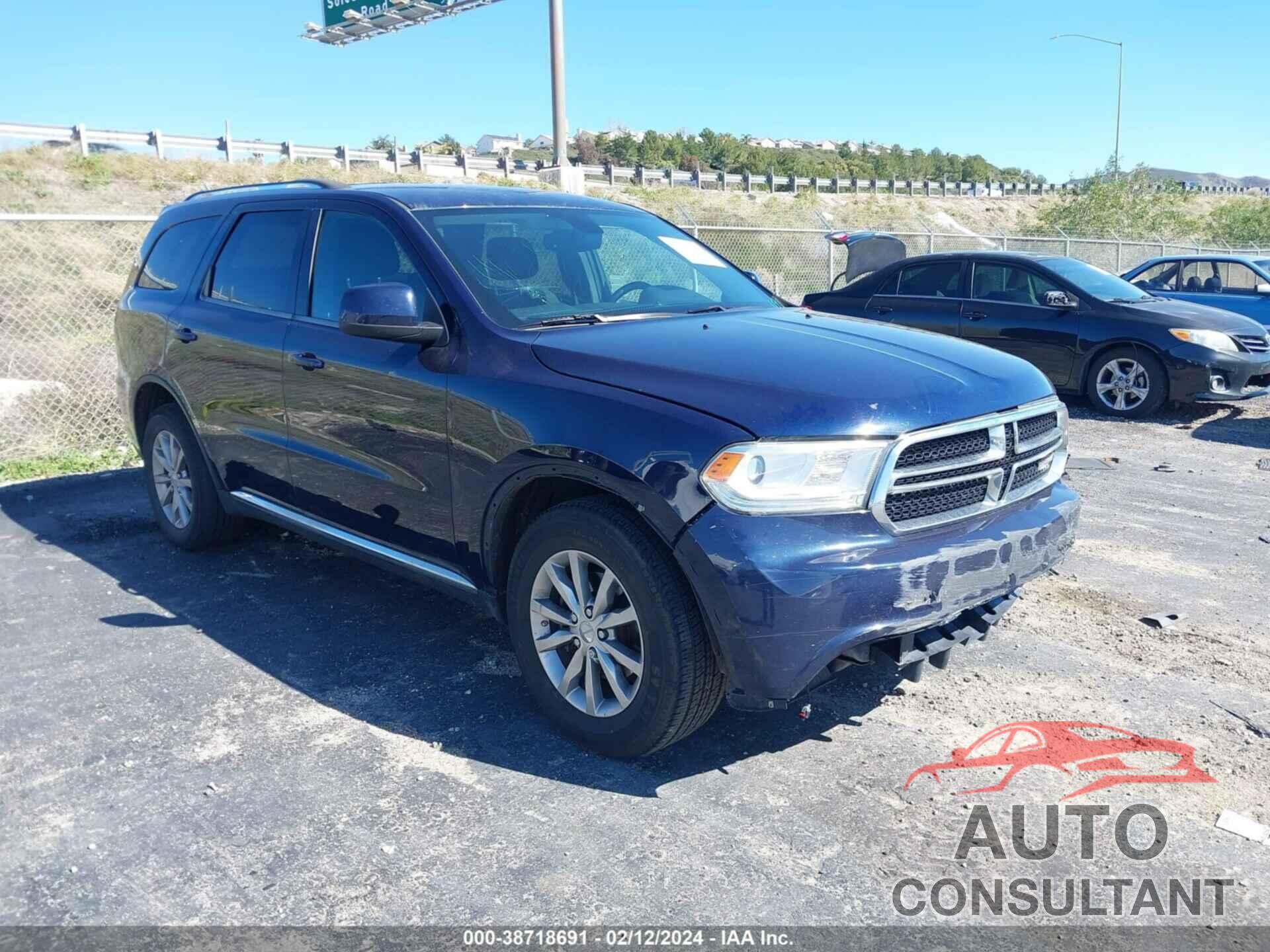 DODGE DURANGO 2017 - 1C4RDHAG3HC757734