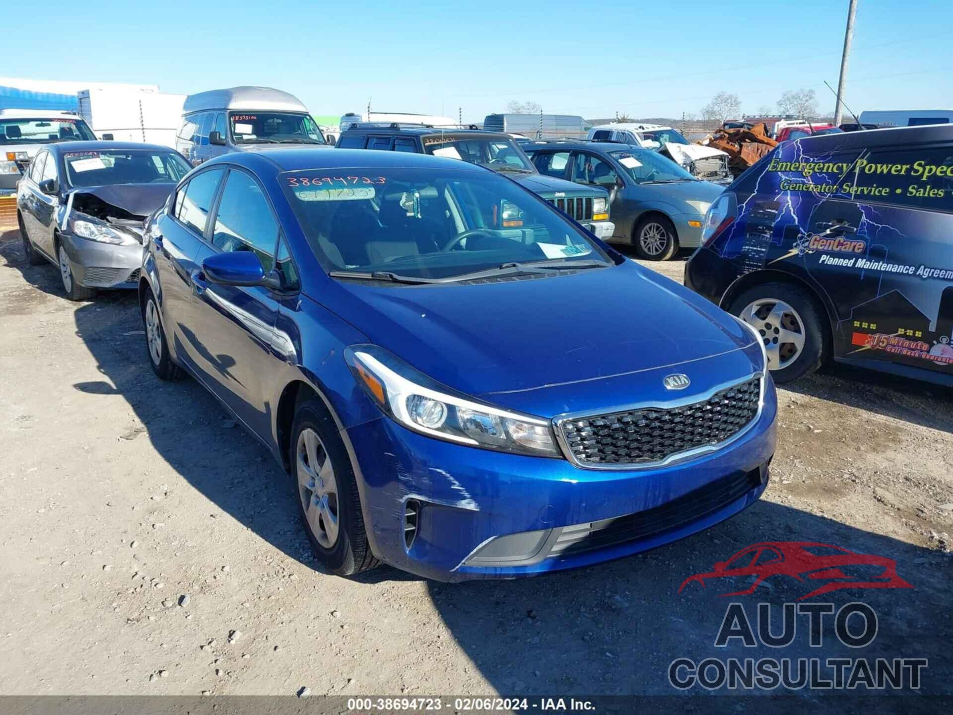 KIA FORTE 2018 - 3KPFK4A7XJE167708