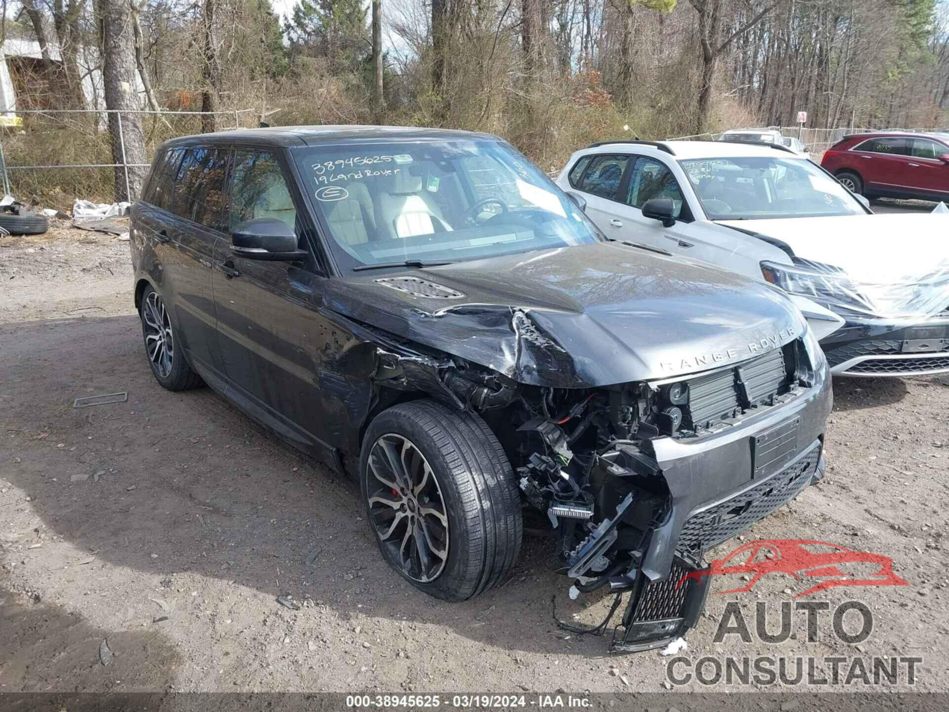 LAND ROVER RANGE ROVER SPORT 2019 - SALWR2RE3KA853718