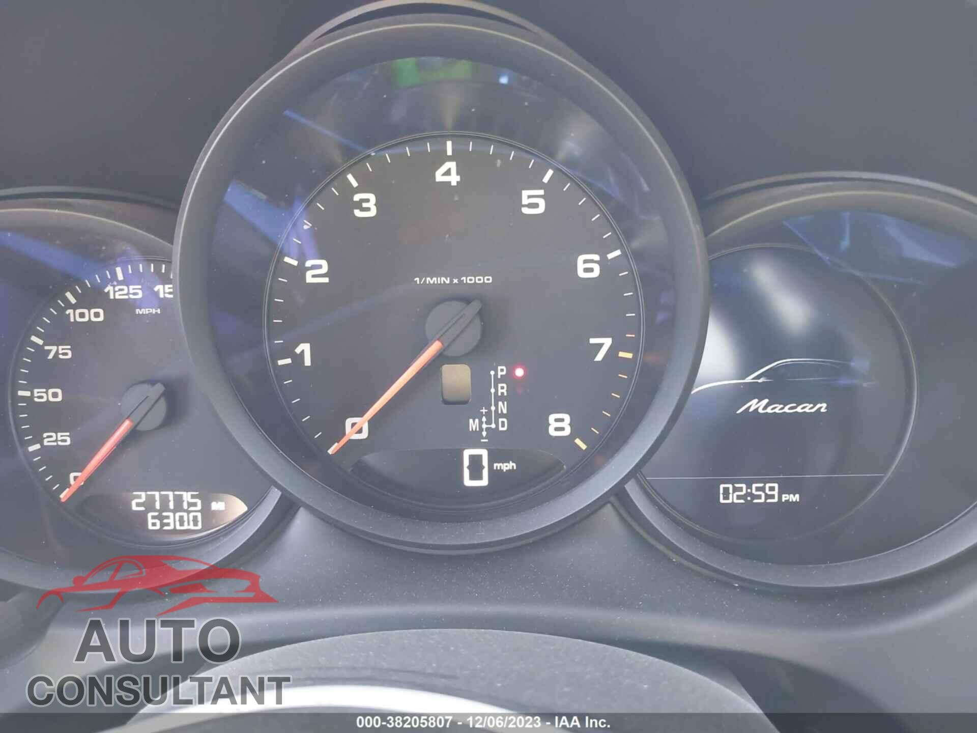 PORSCHE MACAN 2020 - WP1AA2A55LLB03875