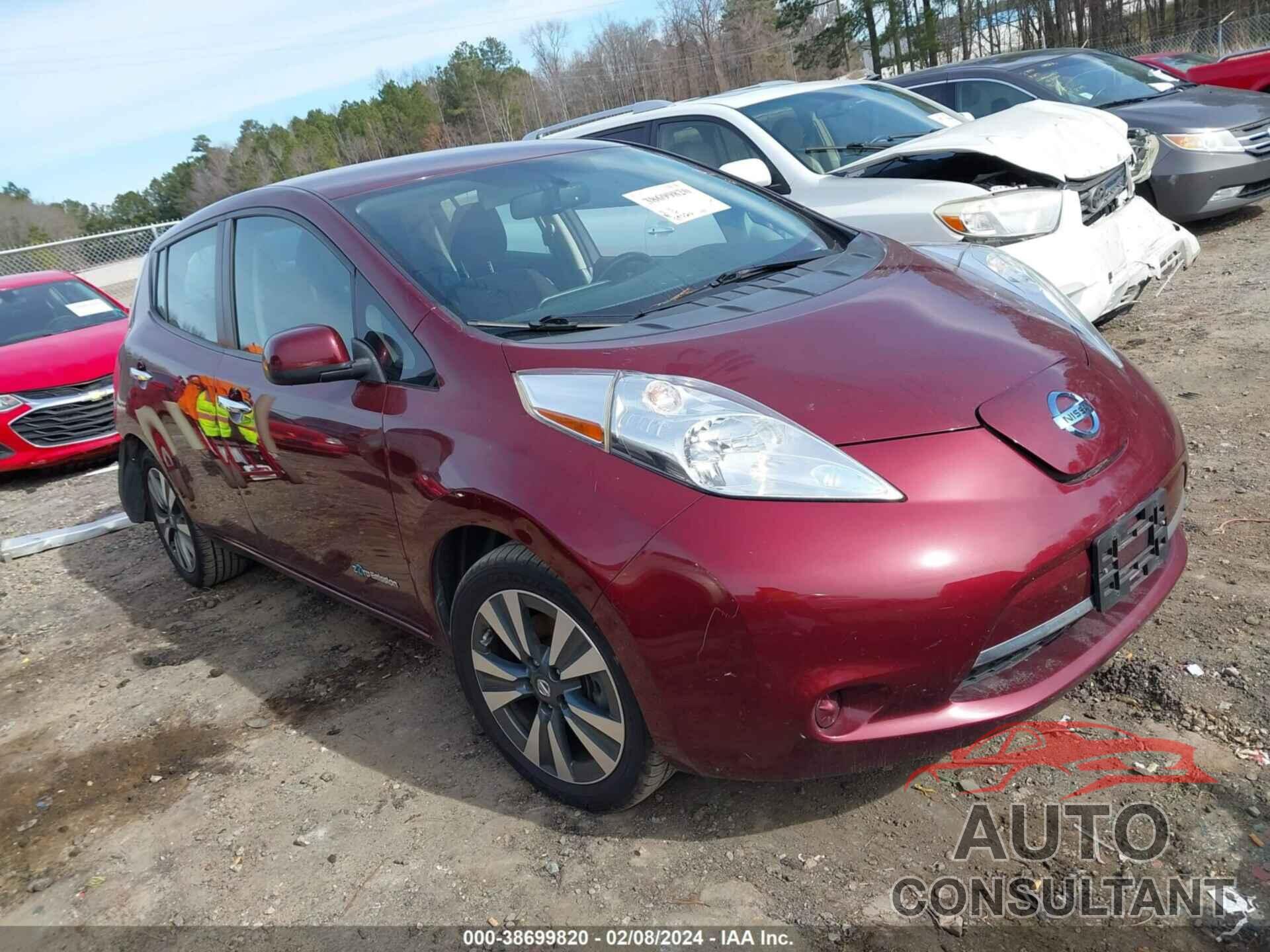 NISSAN LEAF 2016 - 1N4BZ0CP9GC312310
