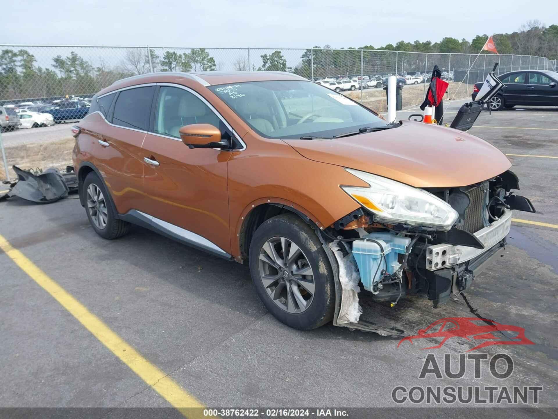 NISSAN MURANO 2016 - 5N1AZ2MH9GN128140