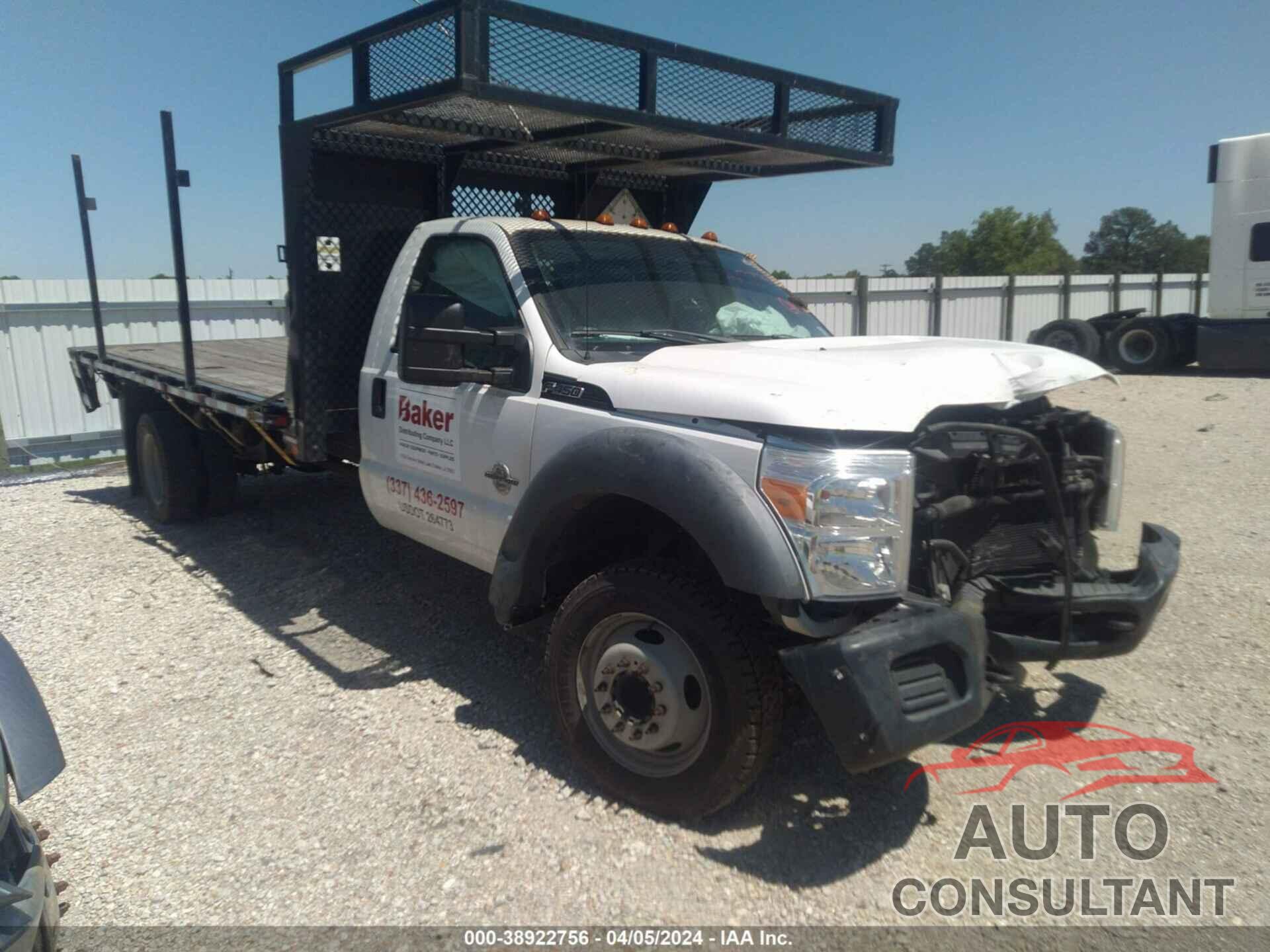 FORD F-450 CHASSIS 2016 - 1FDUF4GT5GED30555