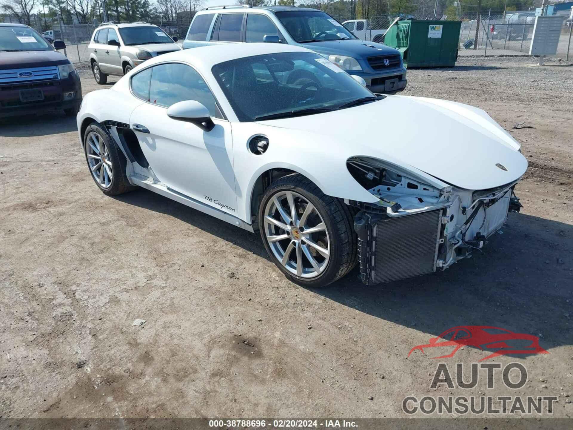 PORSCHE 718 CAYMAN 2018 - WP0AA2A81JK262021