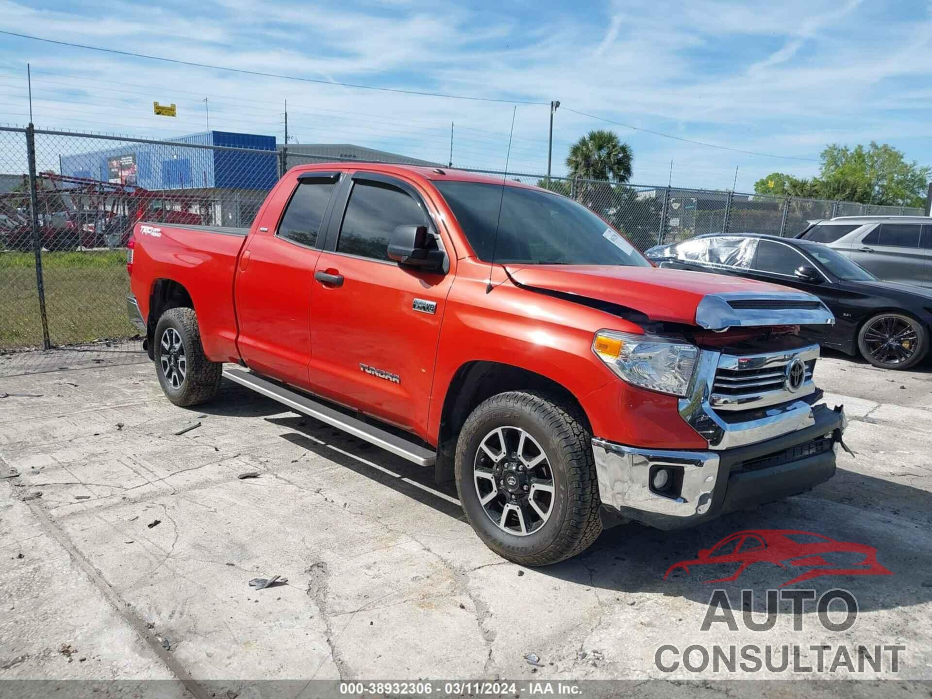 TOYOTA TUNDRA 2017 - 5TFRW5F11HX219457