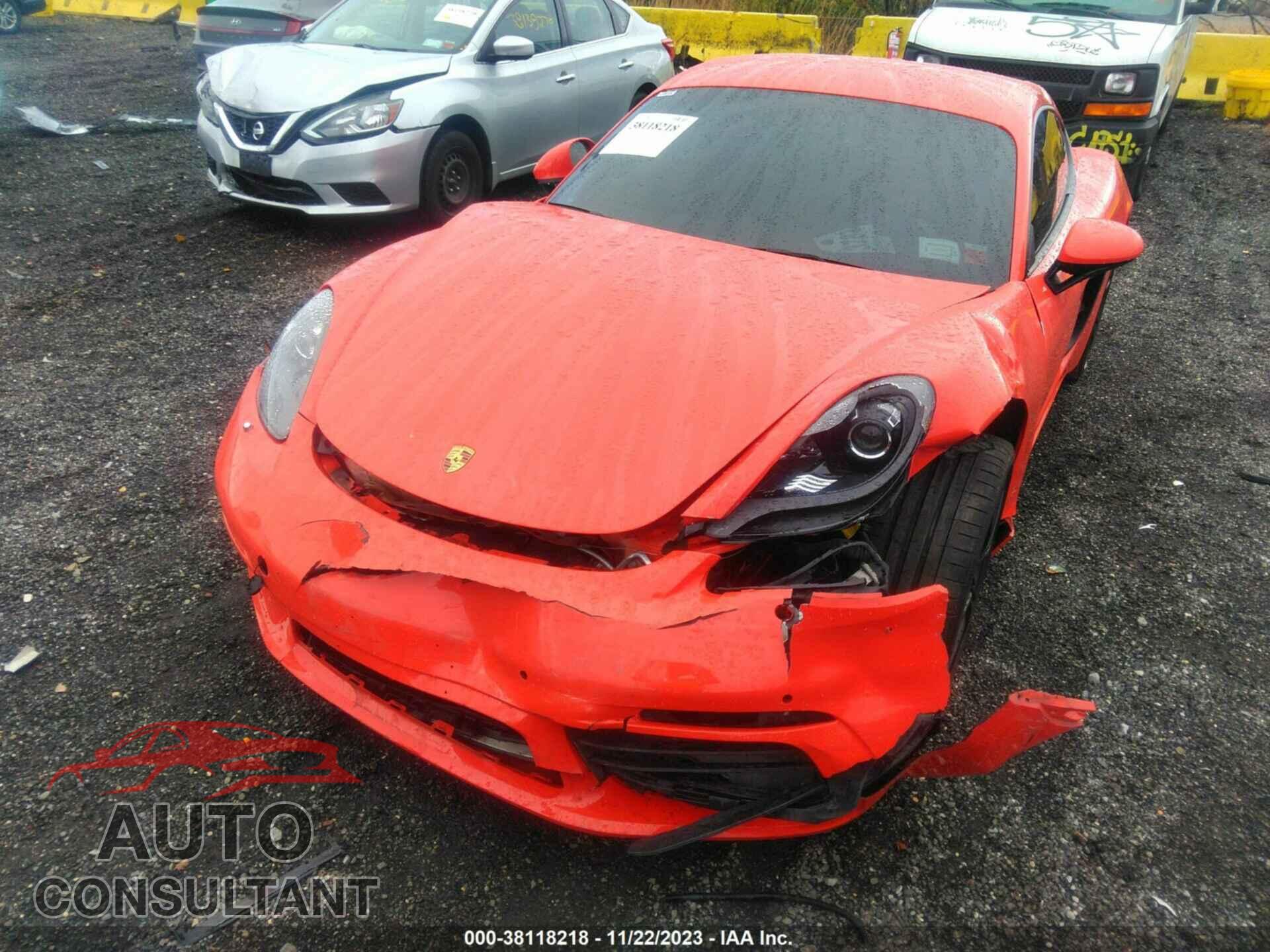 PORSCHE 718 CAYMAN 2017 - WP0AB2A8XHS285305