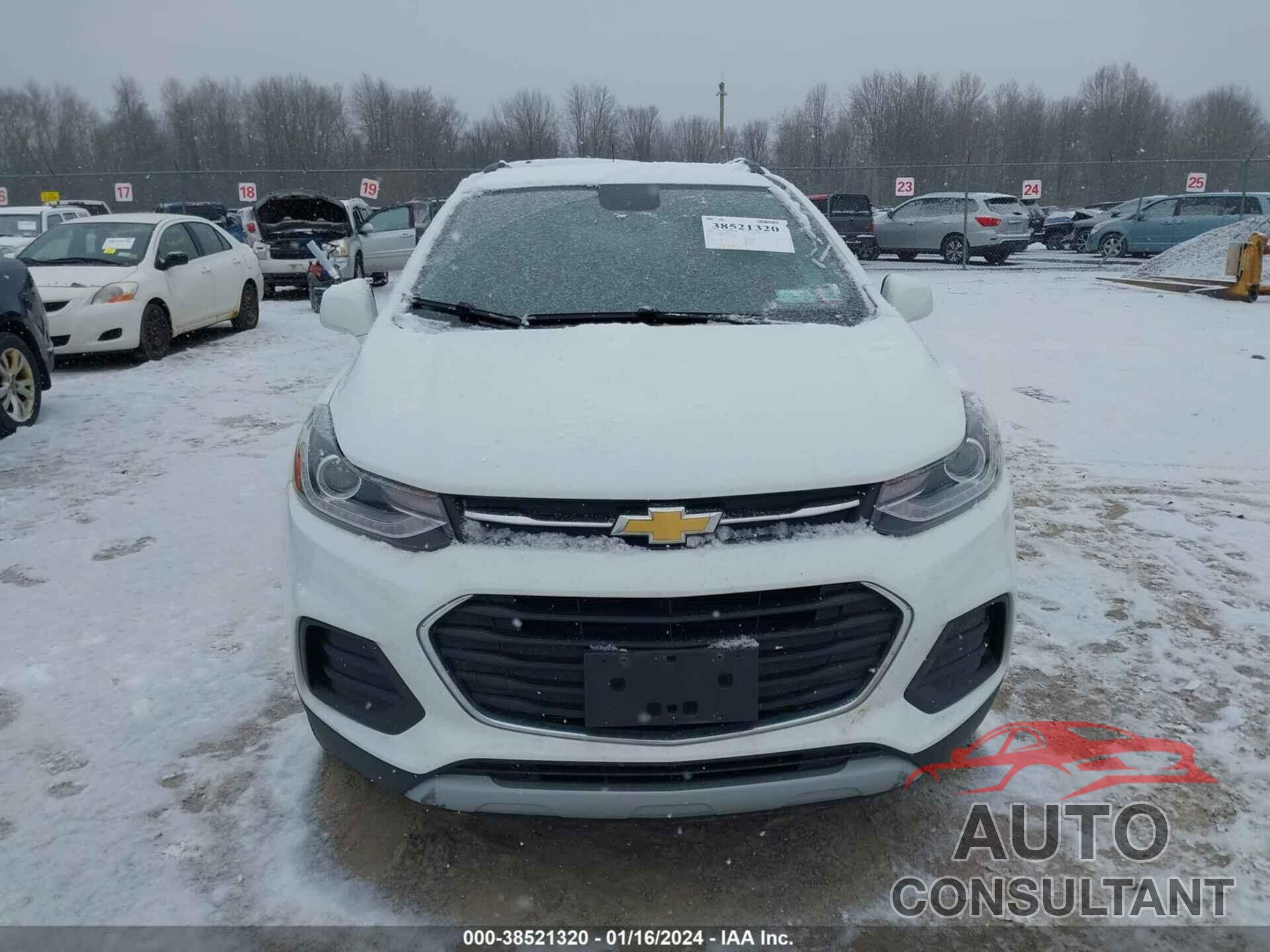 CHEVROLET TRAX 2019 - KL7CJPSB8KB832966