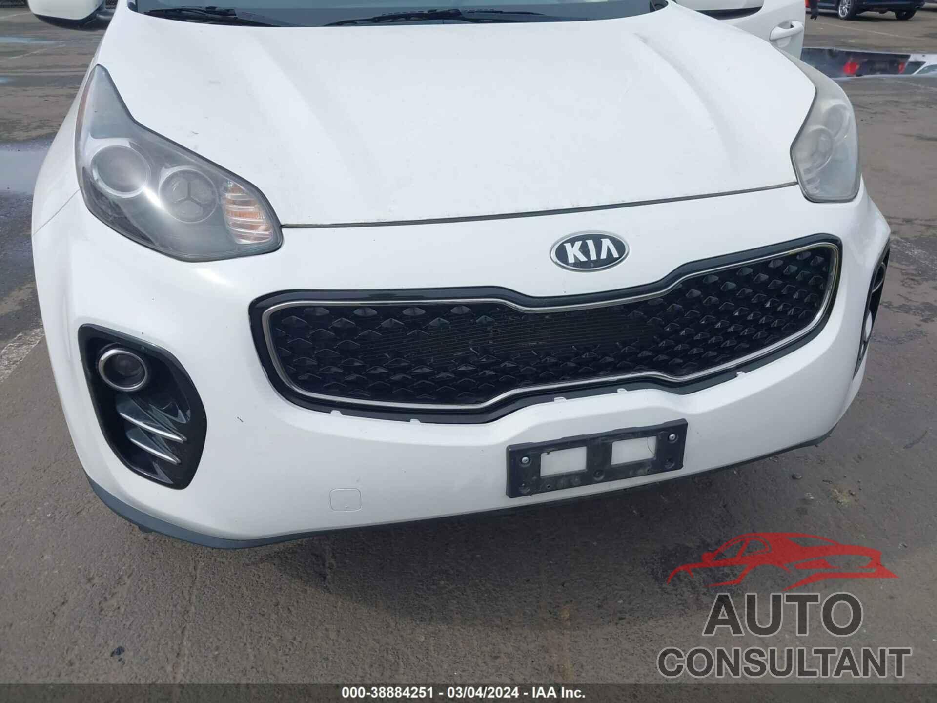 KIA SPORTAGE 2017 - KNDPMCAC5H7081593