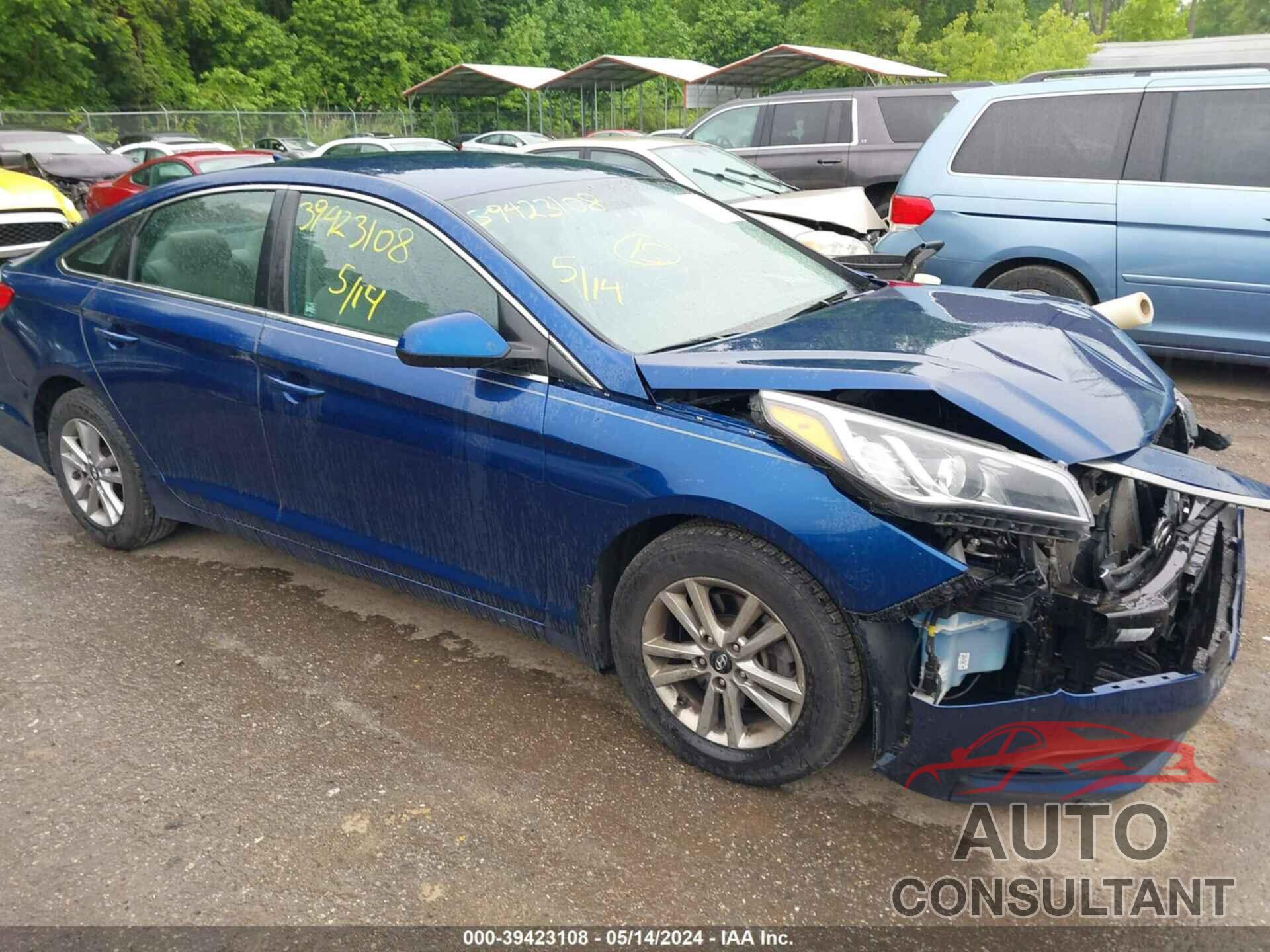 HYUNDAI SONATA 2016 - 5NPE24AF8GH296361
