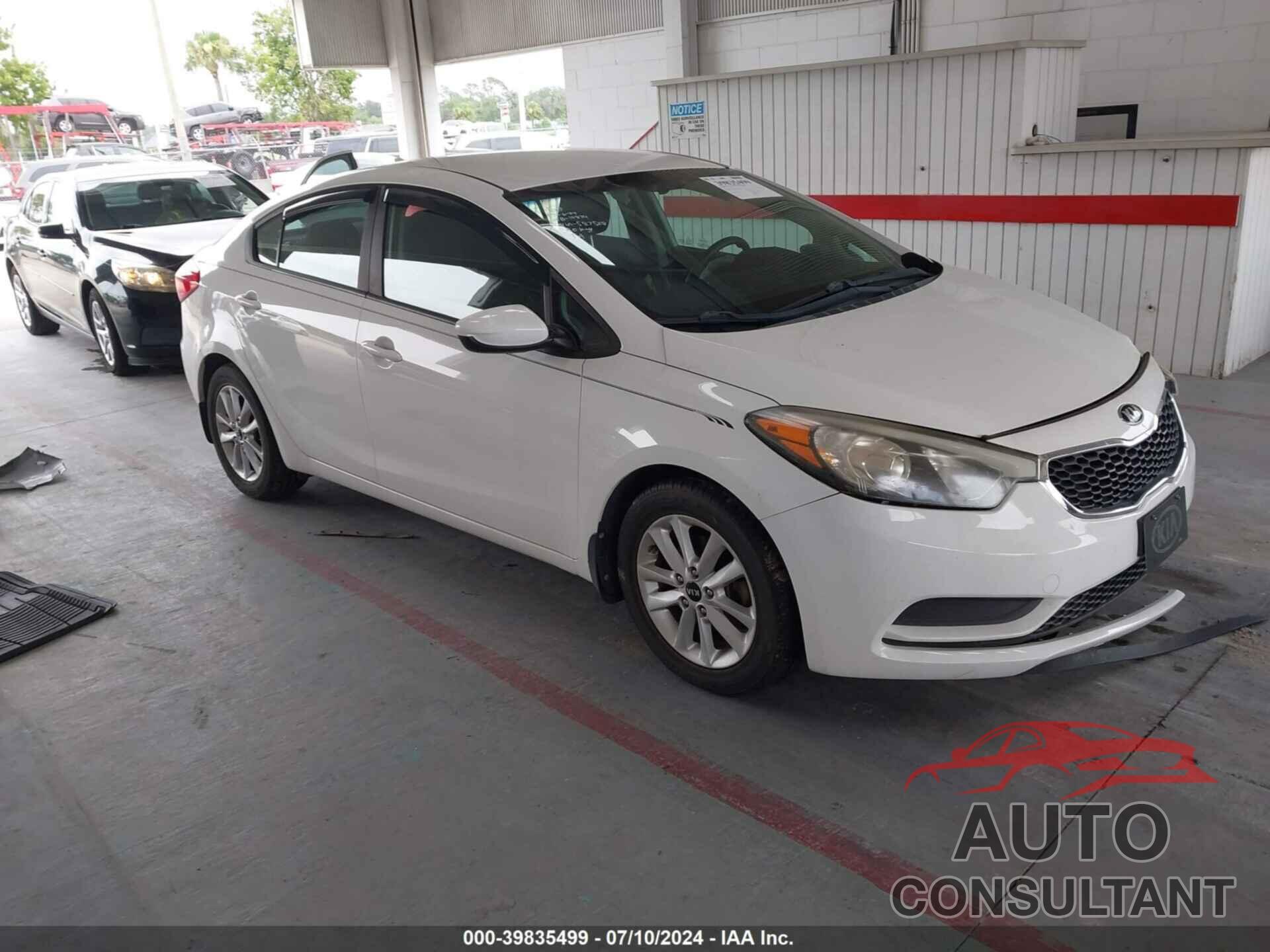 KIA FORTE 2016 - KNAFK4A63G5587528