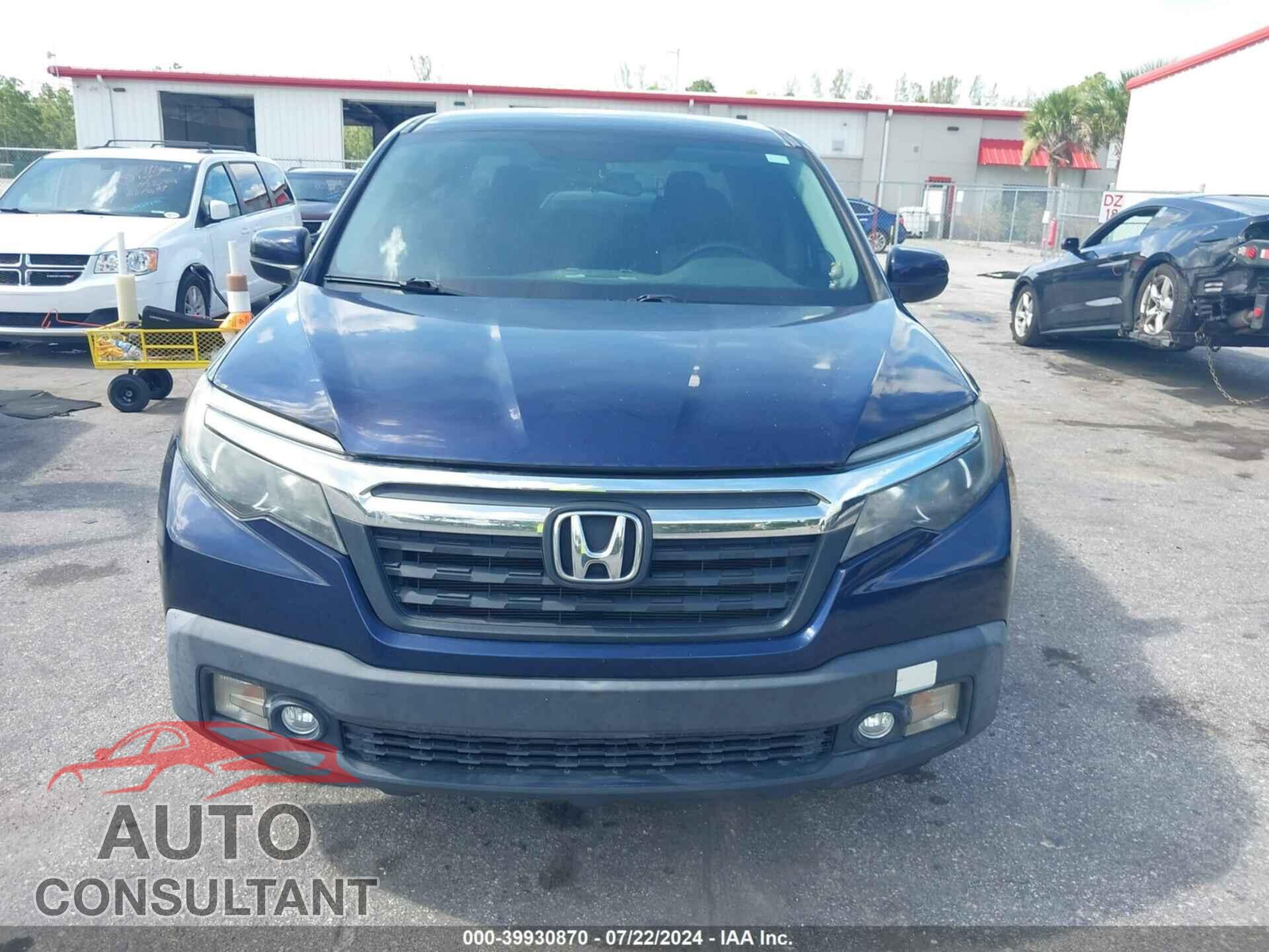 HONDA RIDGELINE 2017 - 5FPYK3F4XHB004876