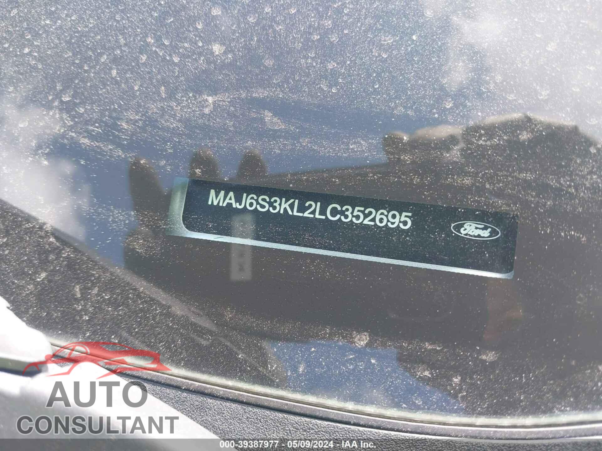 FORD ECOSPORT 2020 - MAJ6S3KL2LC352695