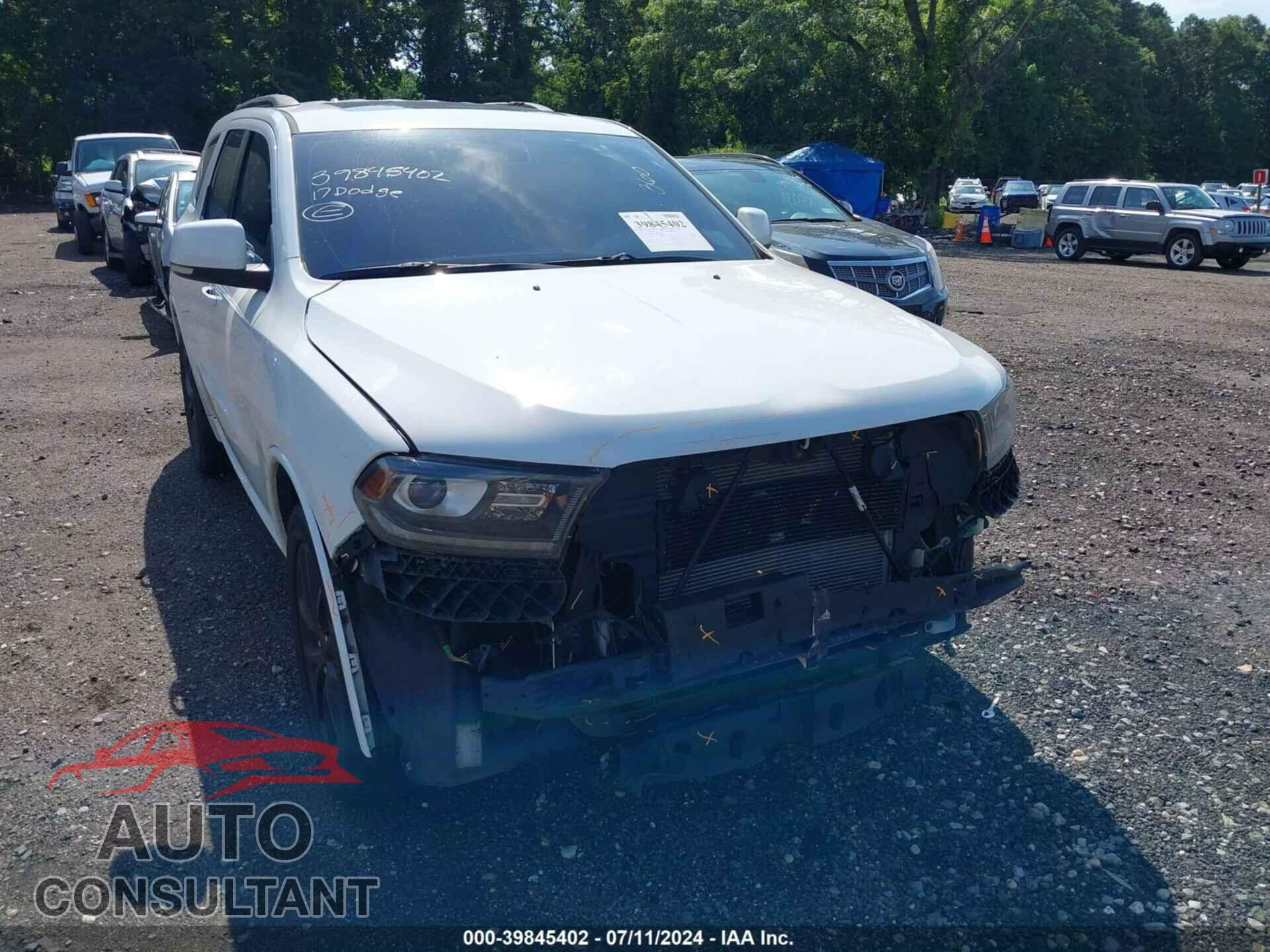 DODGE DURANGO 2017 - 1C4RDJDG4HC879277