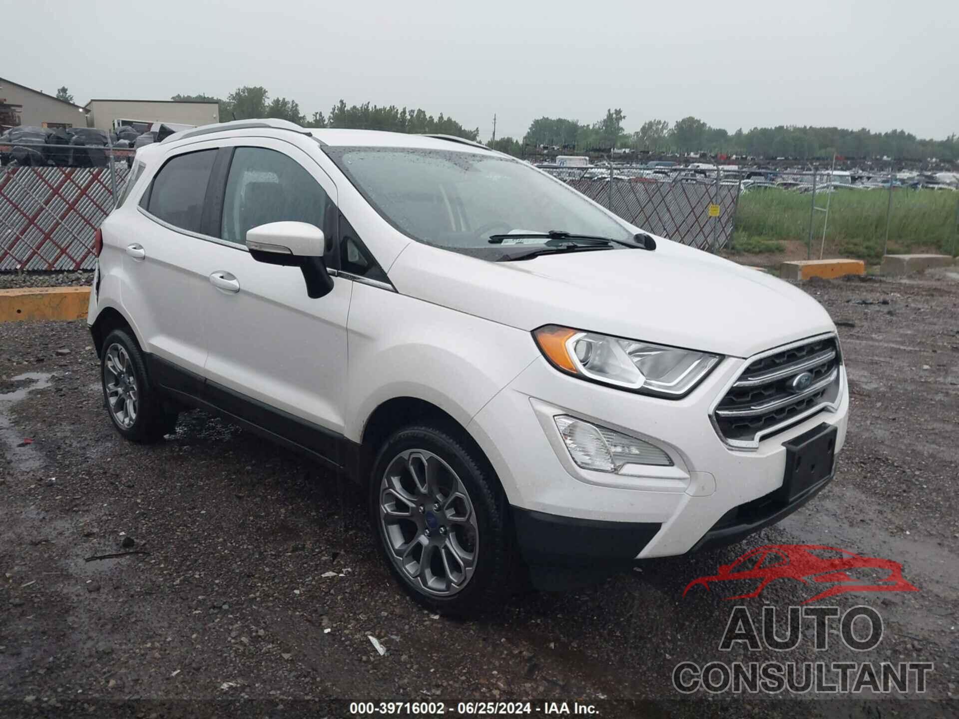 FORD ECOSPORT 2018 - MAJ6P1WL9JC158436