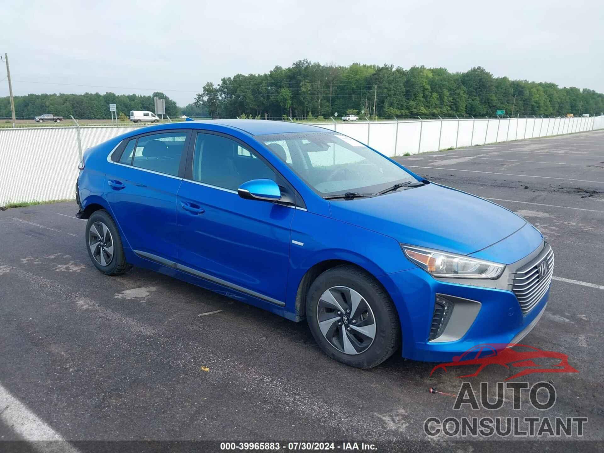 HYUNDAI IONIQ HYBRID 2017 - KMHC75LC9HU056496