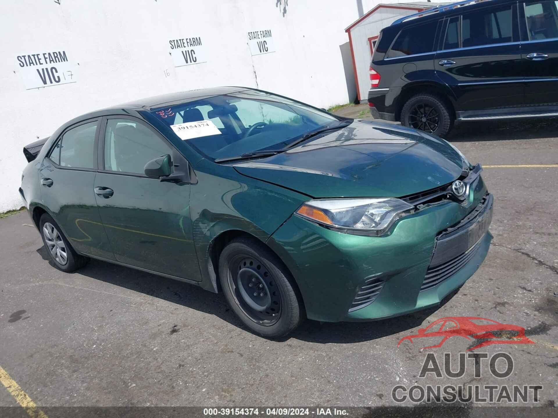 TOYOTA COROLLA 2016 - 2T1BURHE1GC699074