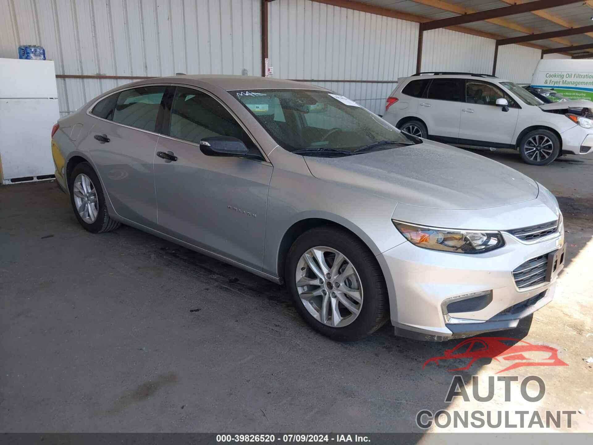 CHEVROLET MALIBU 2016 - 1G1ZE5ST0GF348071