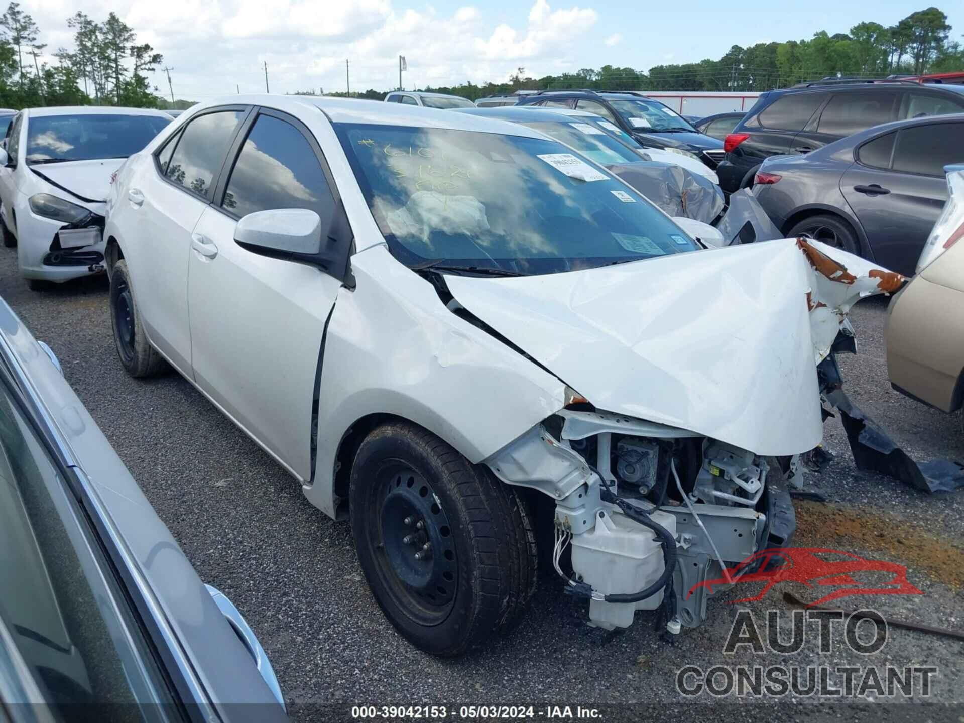 TOYOTA COROLLA 2017 - 5YFBURHE6HP676293