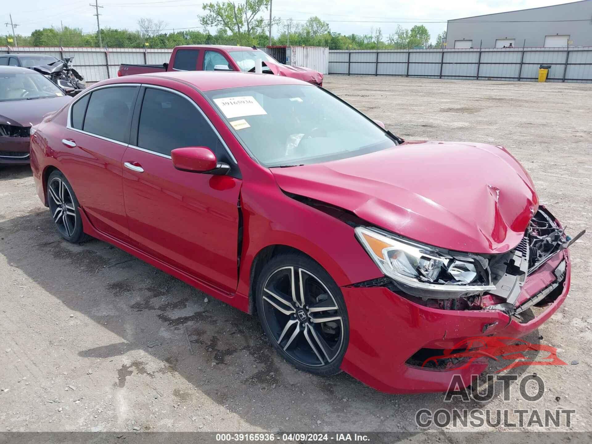HONDA ACCORD 2017 - 1HGCR2F54HA165526
