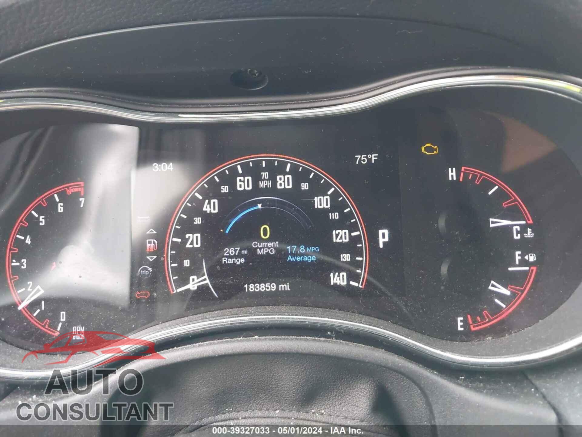 DODGE DURANGO 2017 - 1C4RDJDGXHC817463