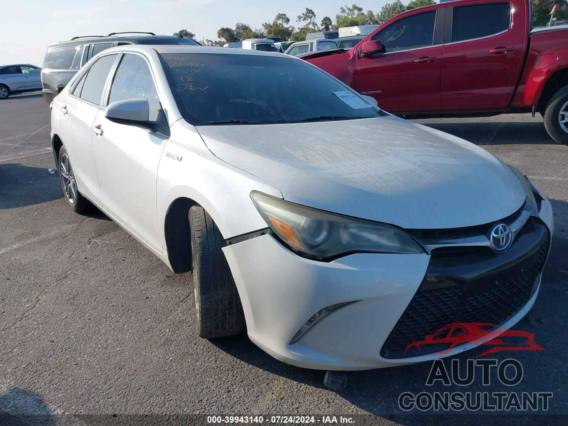 TOYOTA CAMRY HYBRID 2017 - 4T1BD1FK9HU202783