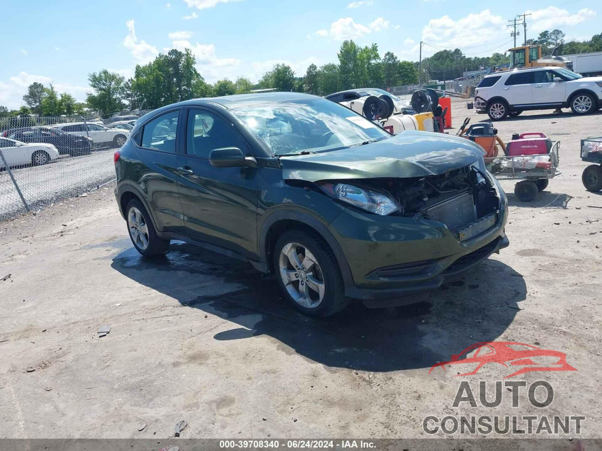 HONDA HR-V 2017 - 3CZRU6H30HG708201