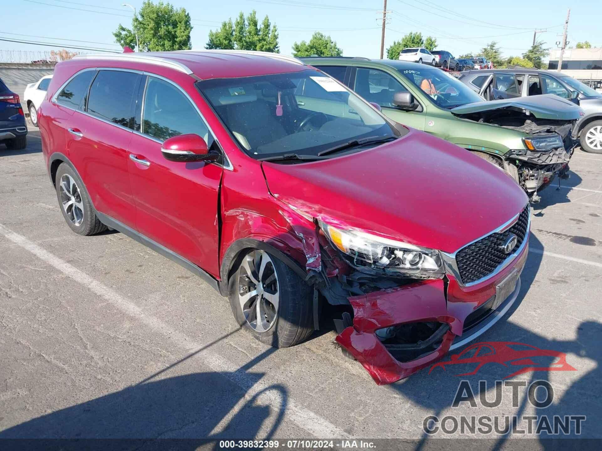 KIA SORENTO 2016 - 5XYPH4A10GG036121