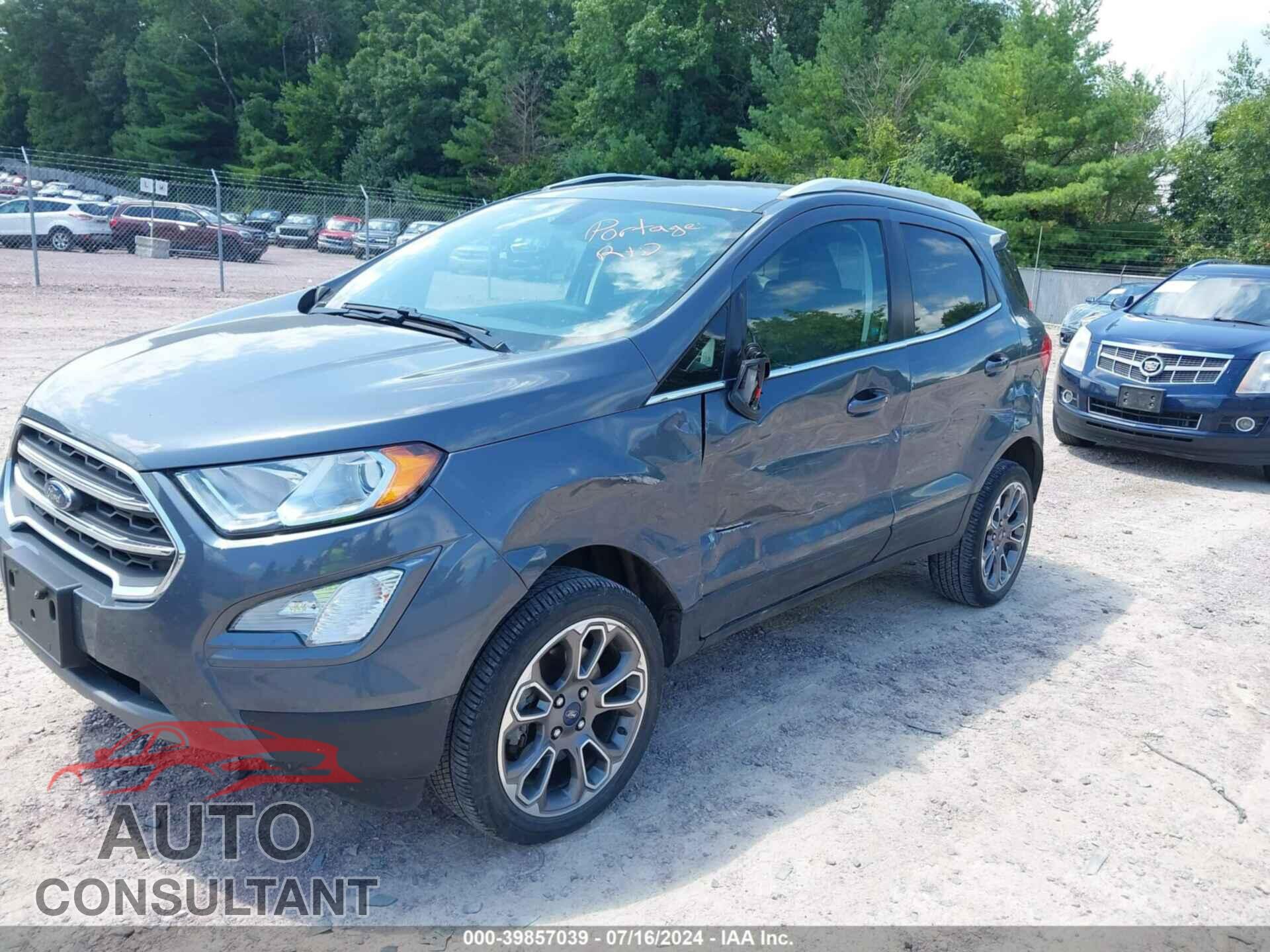 FORD ECOSPORT 2019 - MAJ6S3KL1KC267944