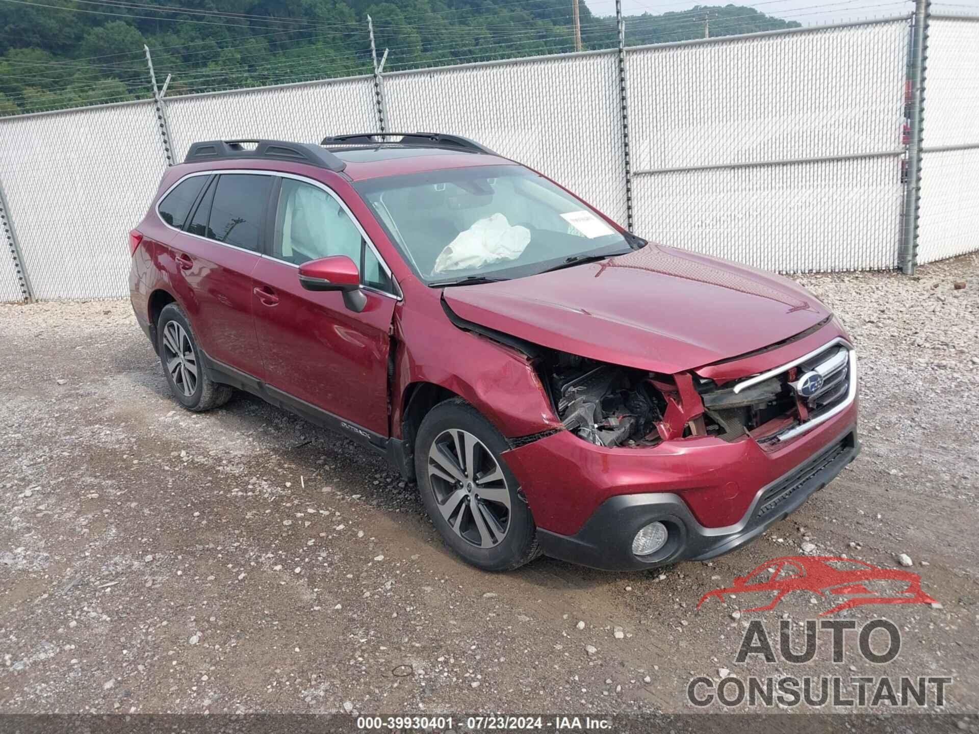 SUBARU OUTBACK 2019 - 4S4BSANC1K3209157