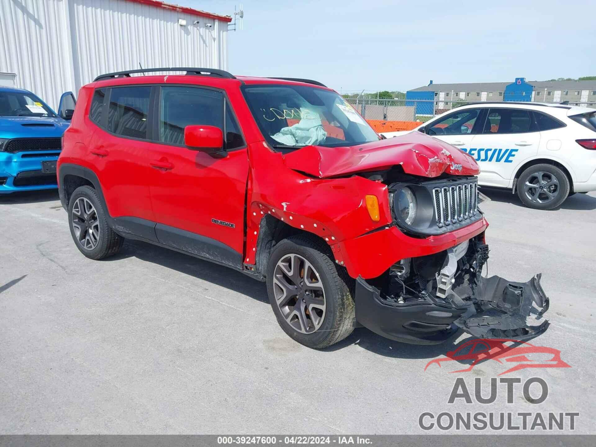 JEEP RENEGADE 2016 - ZACCJBBT9GPD32469