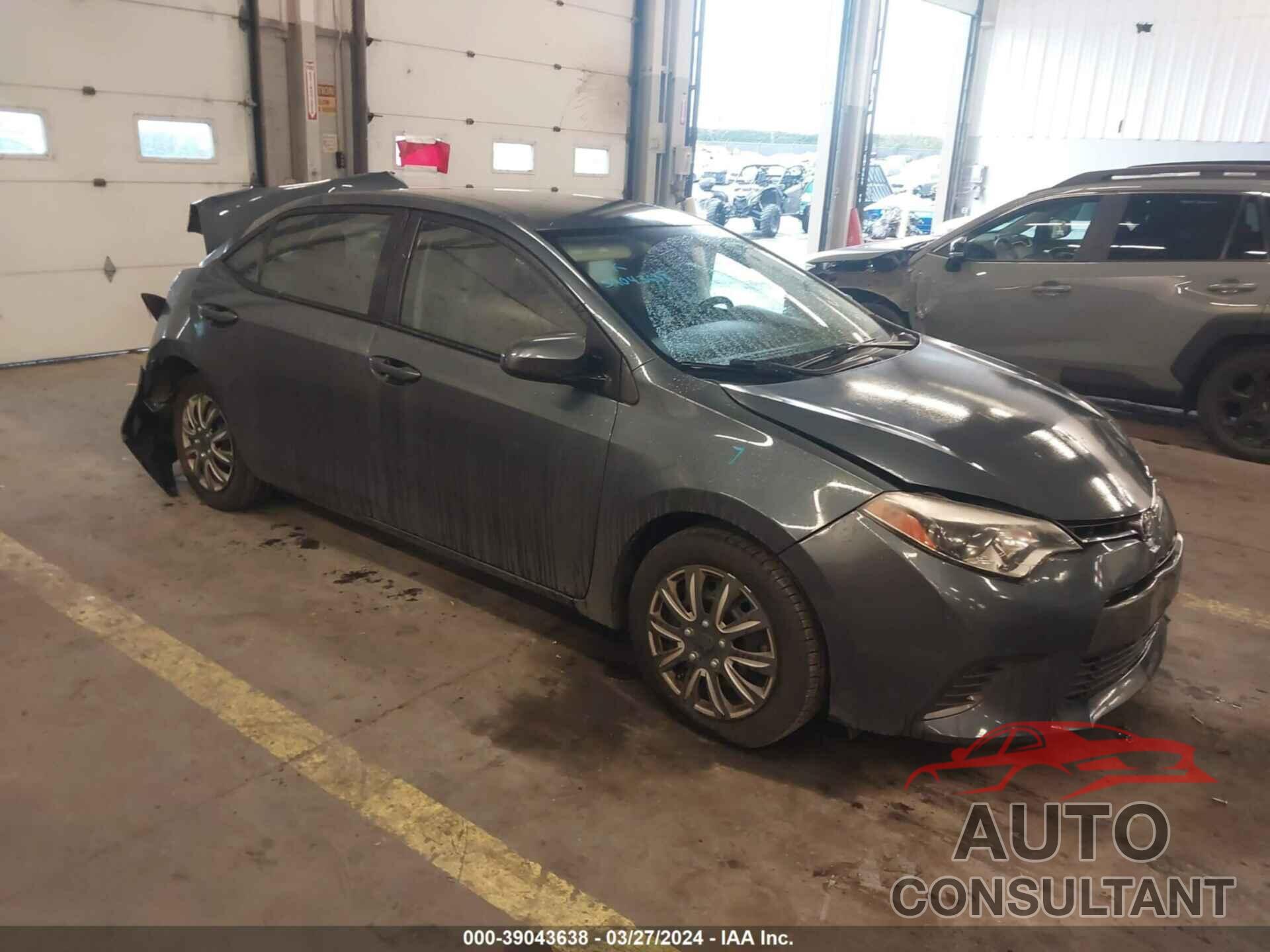 TOYOTA COROLLA 2016 - 2T1BURHE3GC631858
