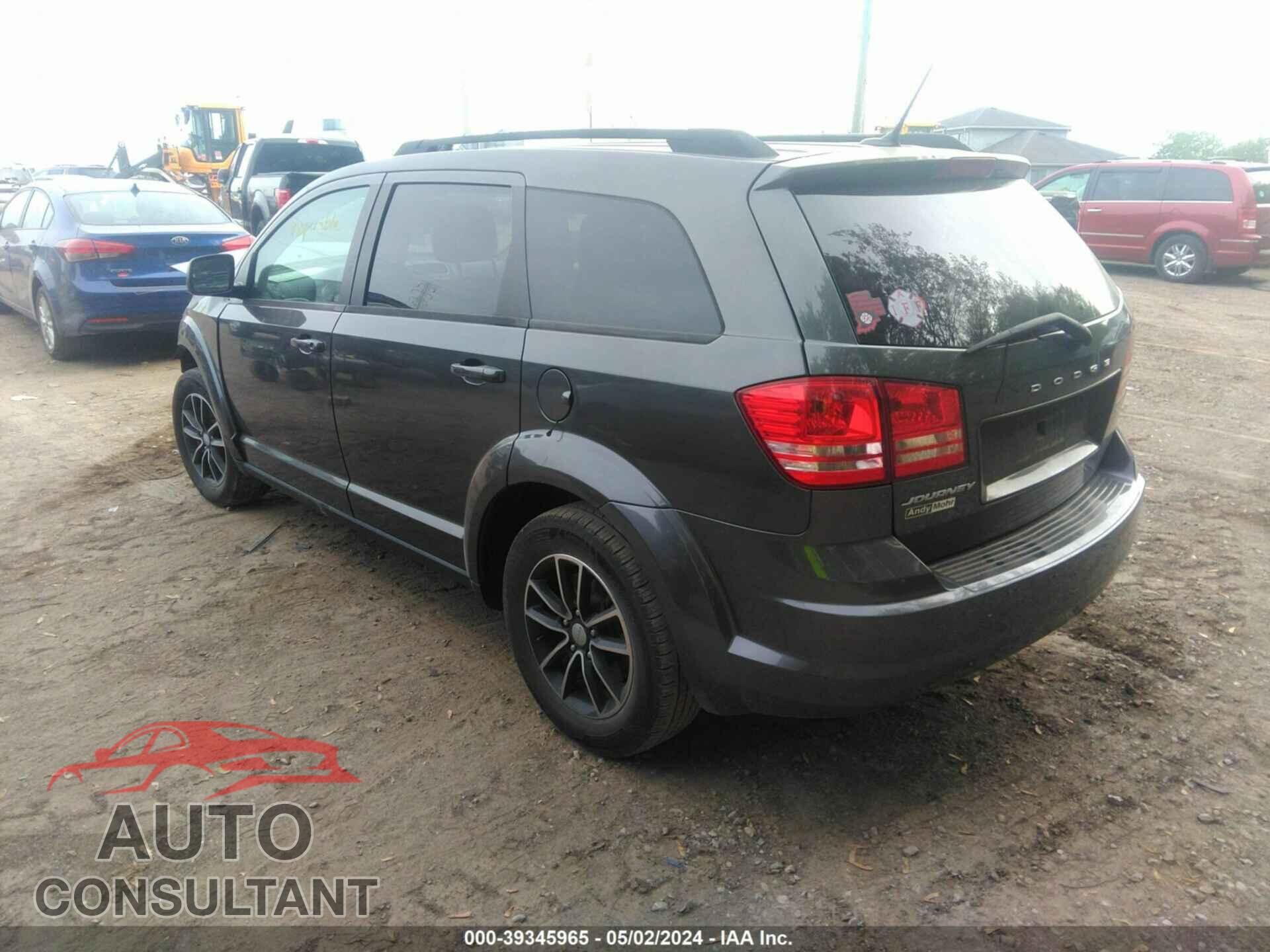 DODGE JOURNEY 2017 - 3C4PDCAB7HT662287