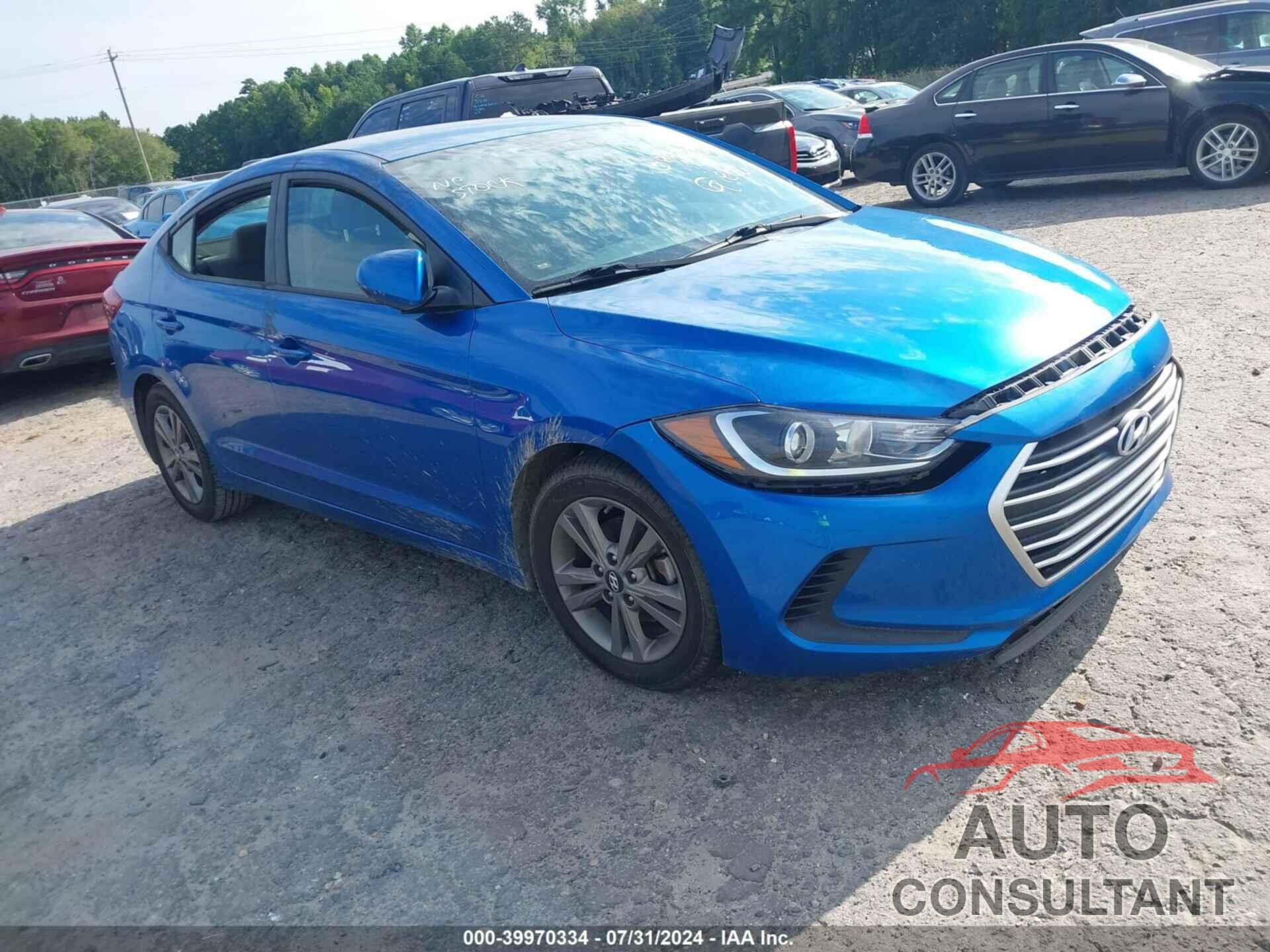 HYUNDAI ELANTRA 2018 - 5NPD84LF2JH398382