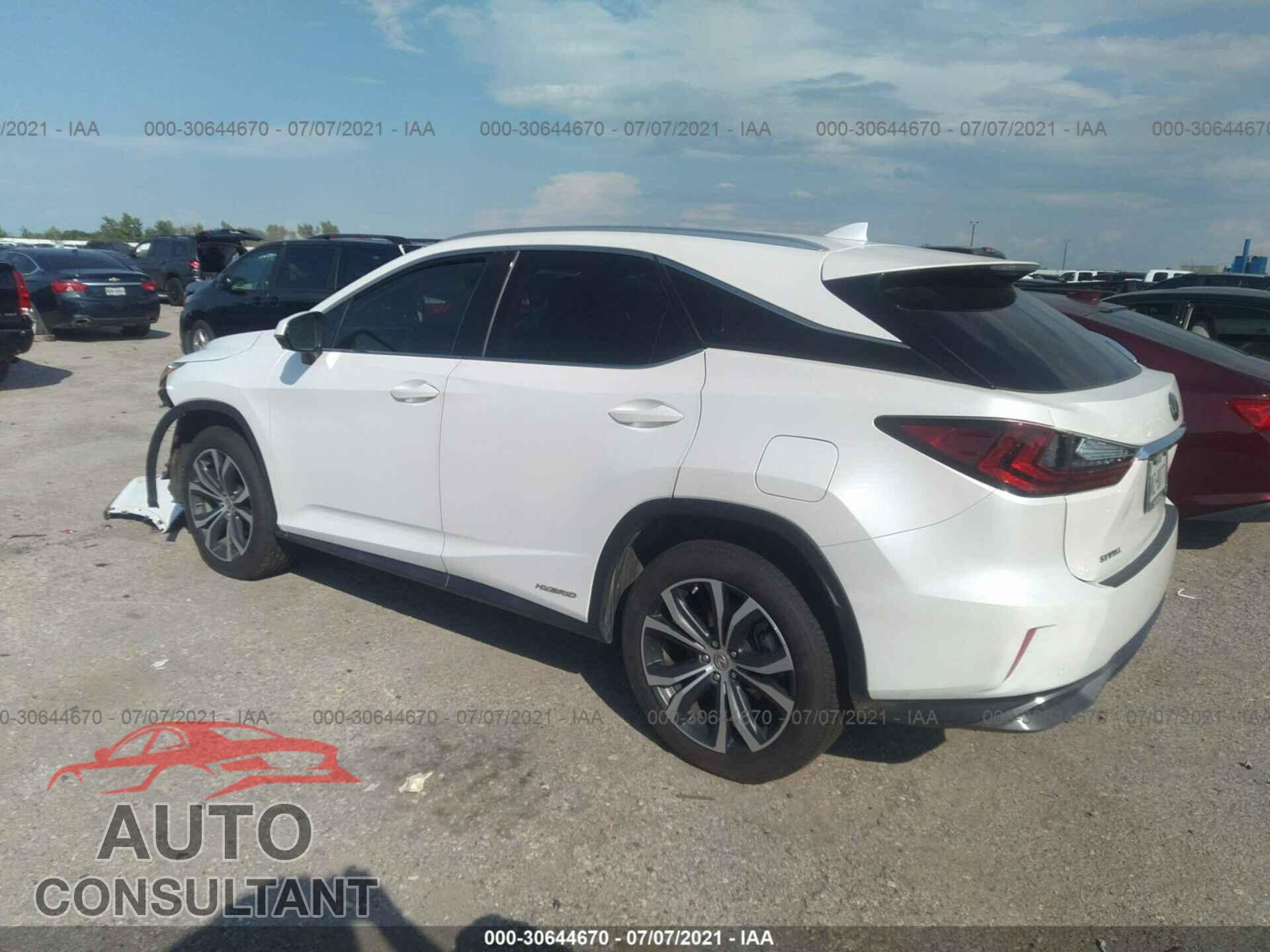 LEXUS RX 2017 - 2T2BGMCA6HC014112