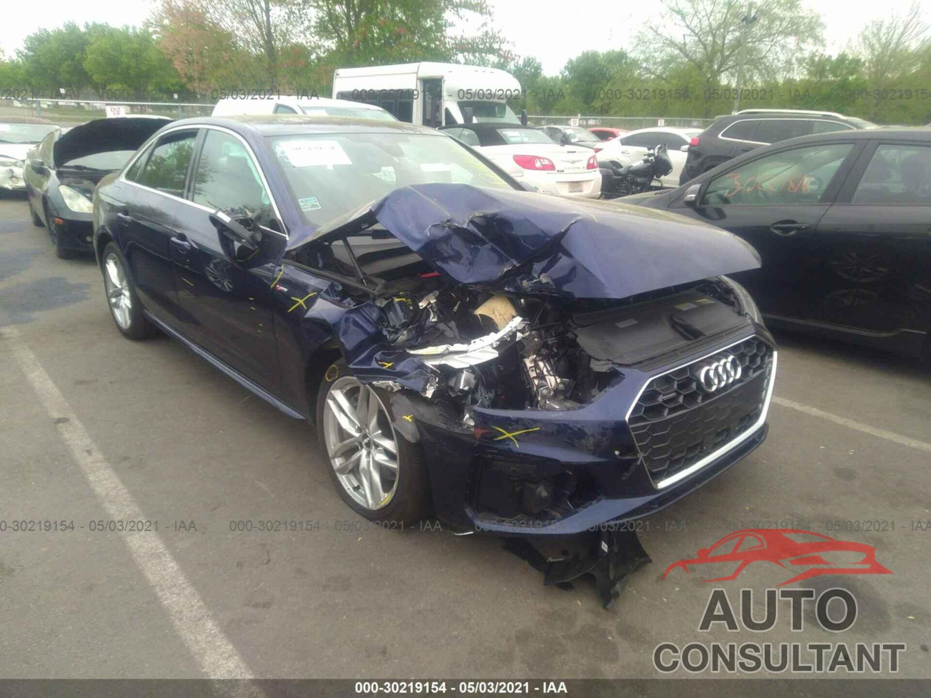 AUDI A4 2020 - WAUENAF42LN010752