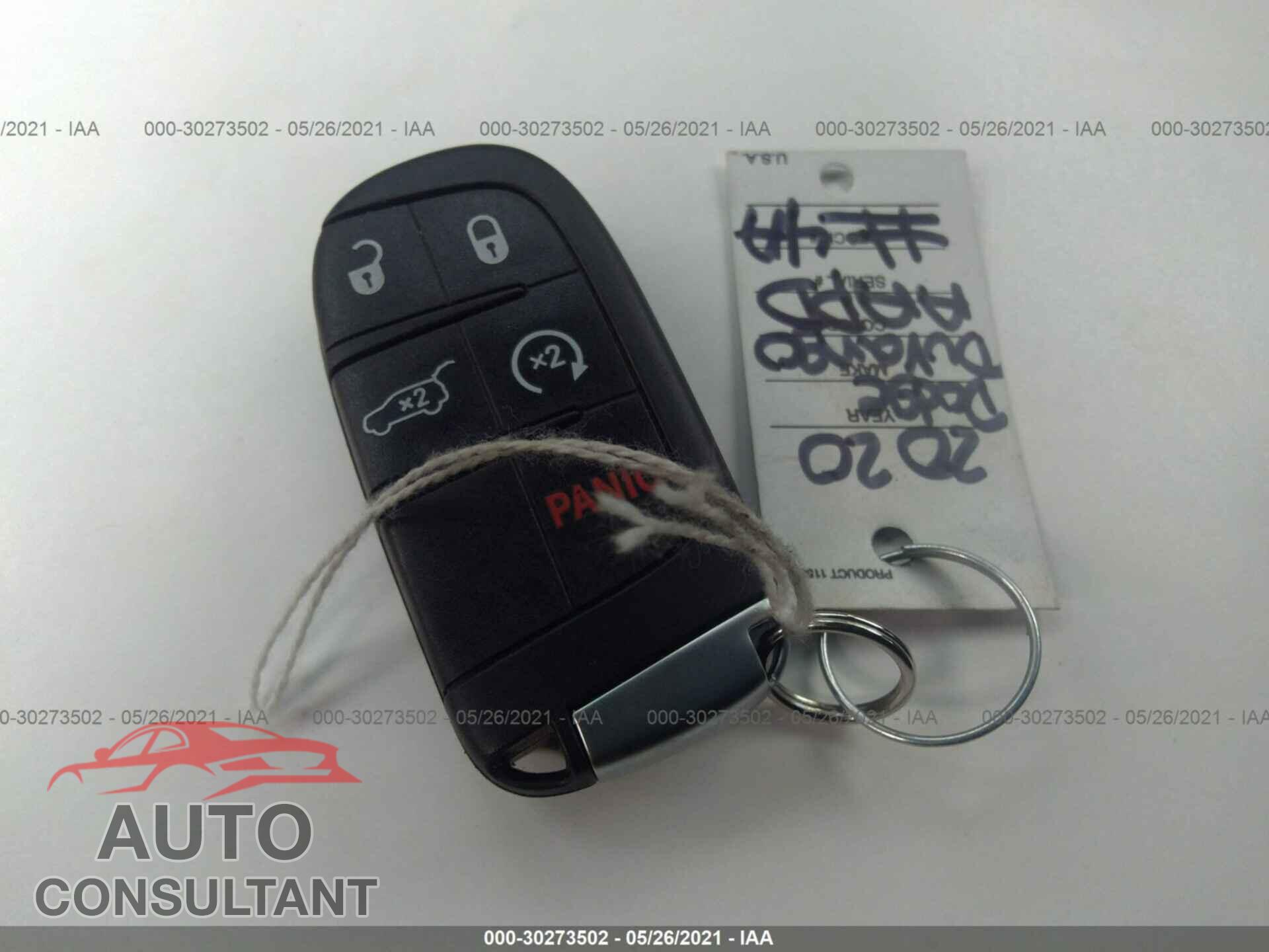 DODGE DURANGO 2020 - 1C4SDJCTXLC308367