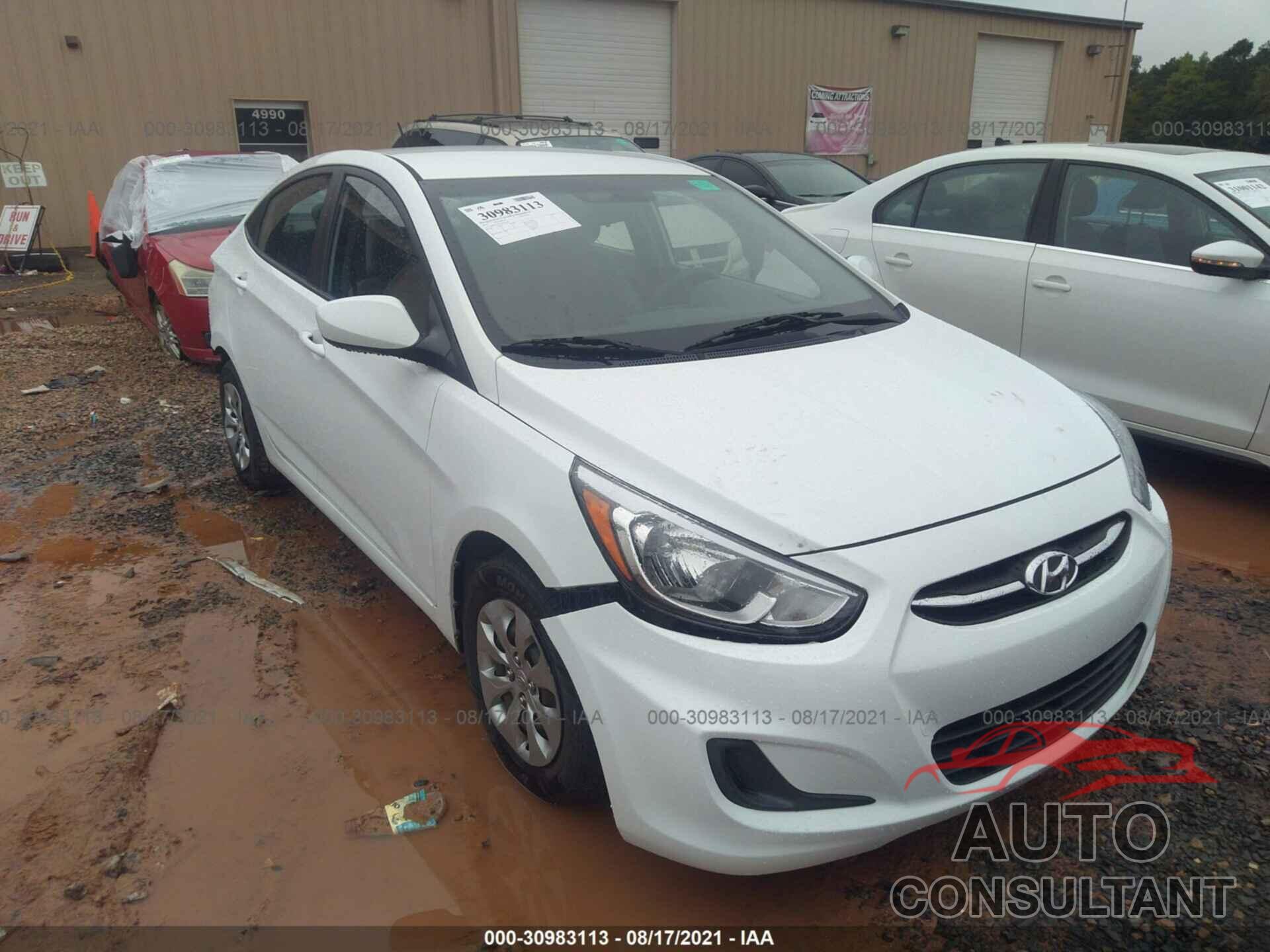 HYUNDAI ACCENT 2016 - KMHCT4AE3GU965293