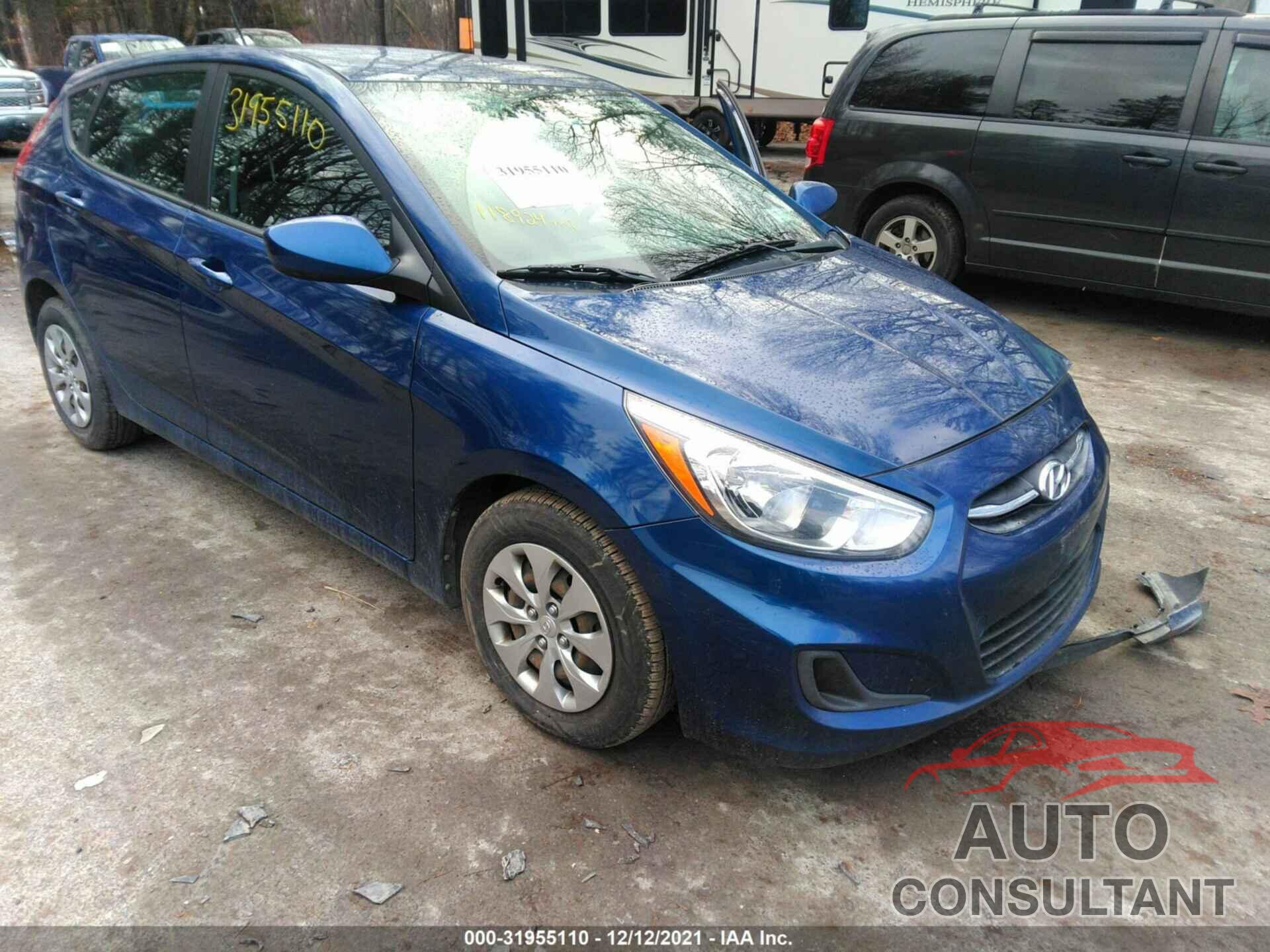 HYUNDAI ACCENT 2017 - KMHCT5AE6HU346131