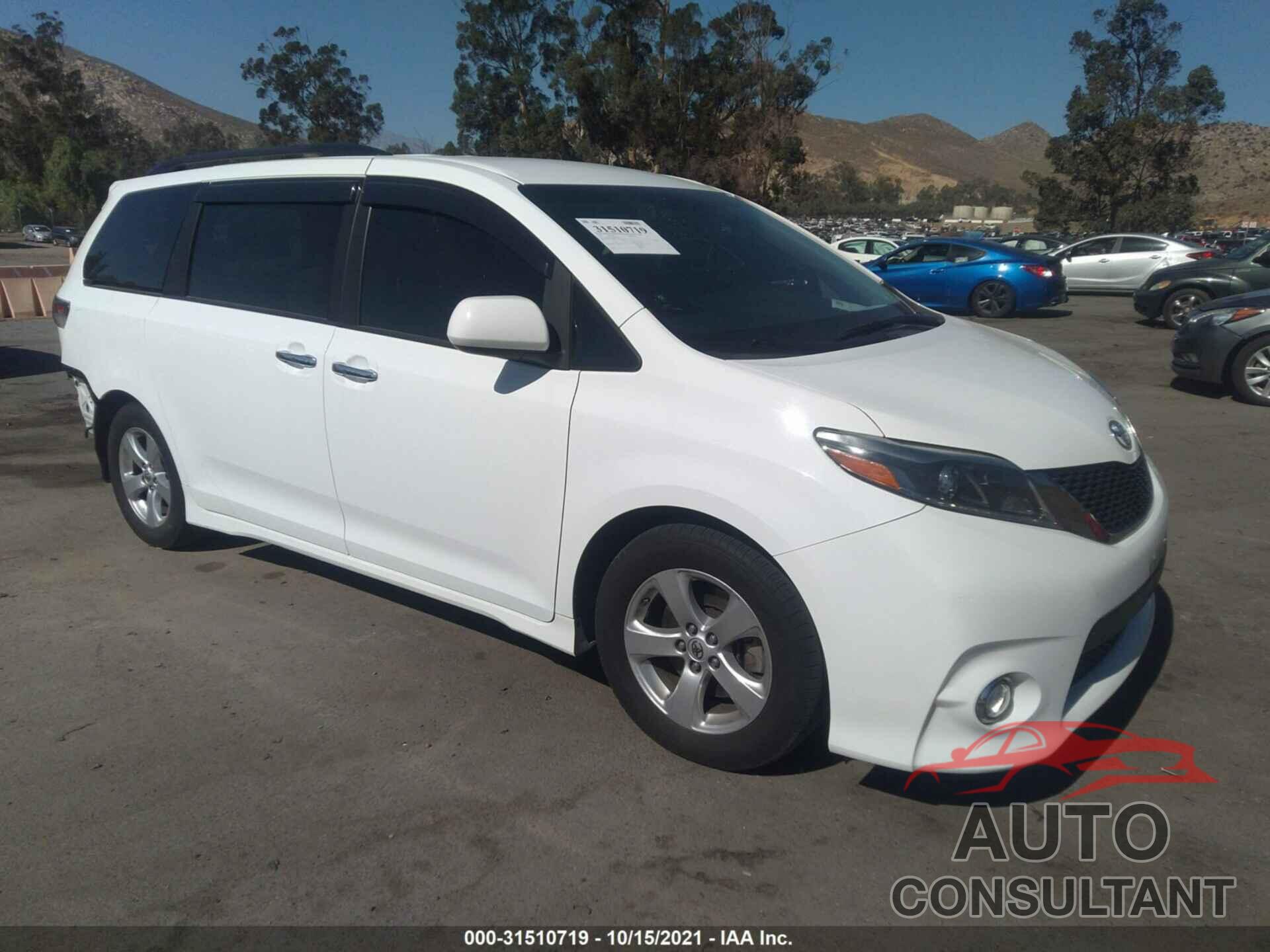 TOYOTA SIENNA 2017 - 5TDXZ3DCXHS881082