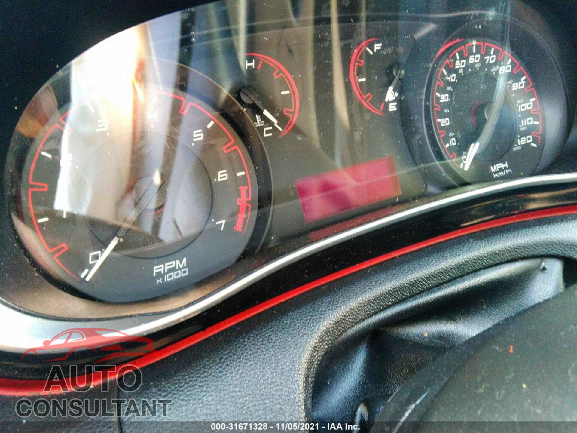 DODGE DART 2016 - 1C3CDFAA3GD625219