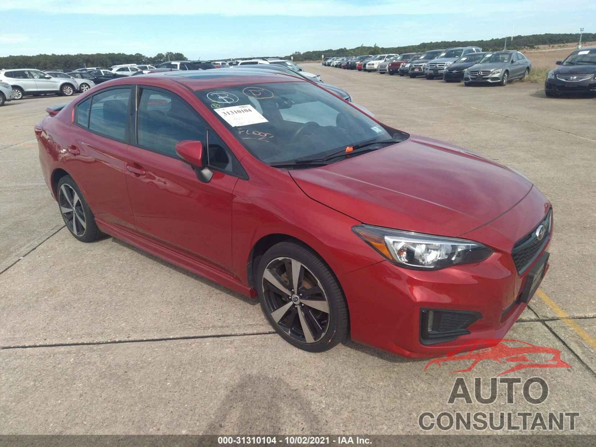 SUBARU IMPREZA 2017 - 4S3GKAL69H3628079