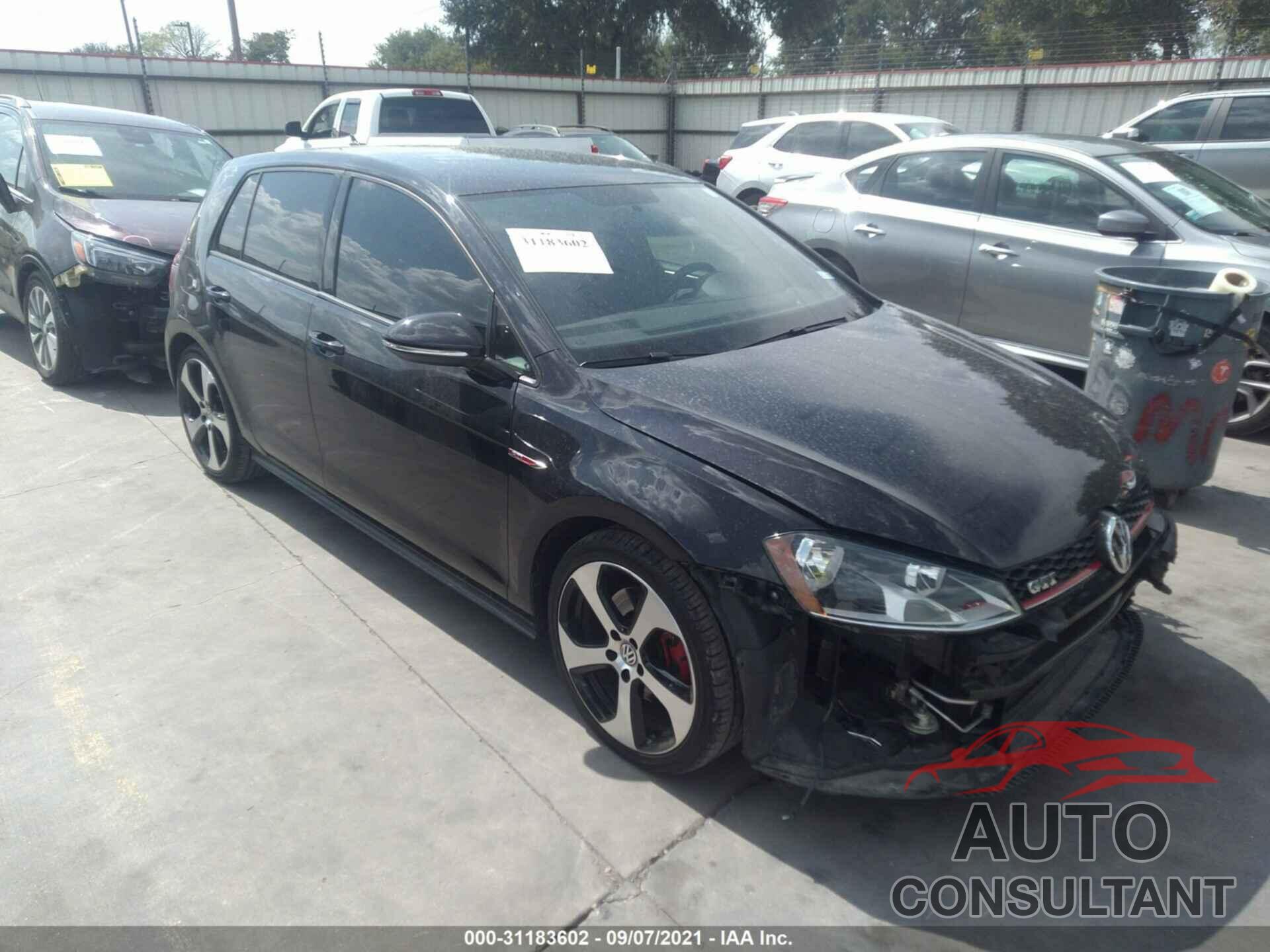 VOLKSWAGEN GOLF GTI 2017 - 3VW5T7AU8HM029078