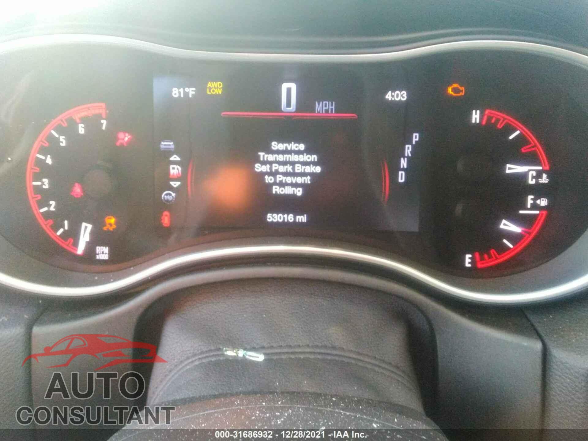 DODGE DURANGO 2019 - 1C4SDJFT5KC793060